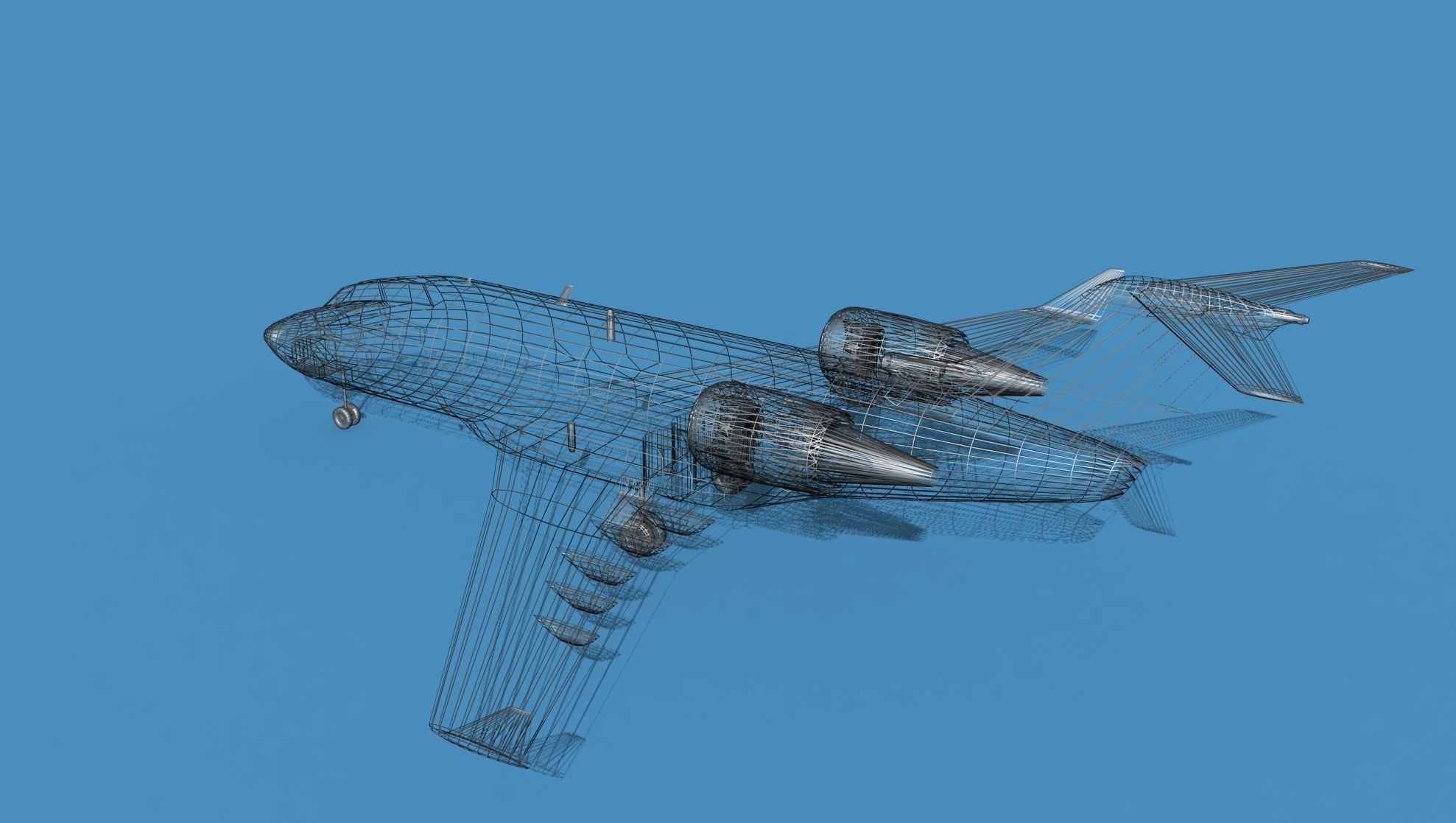 Bombardier CL-604 Challenger V02 3D model_19