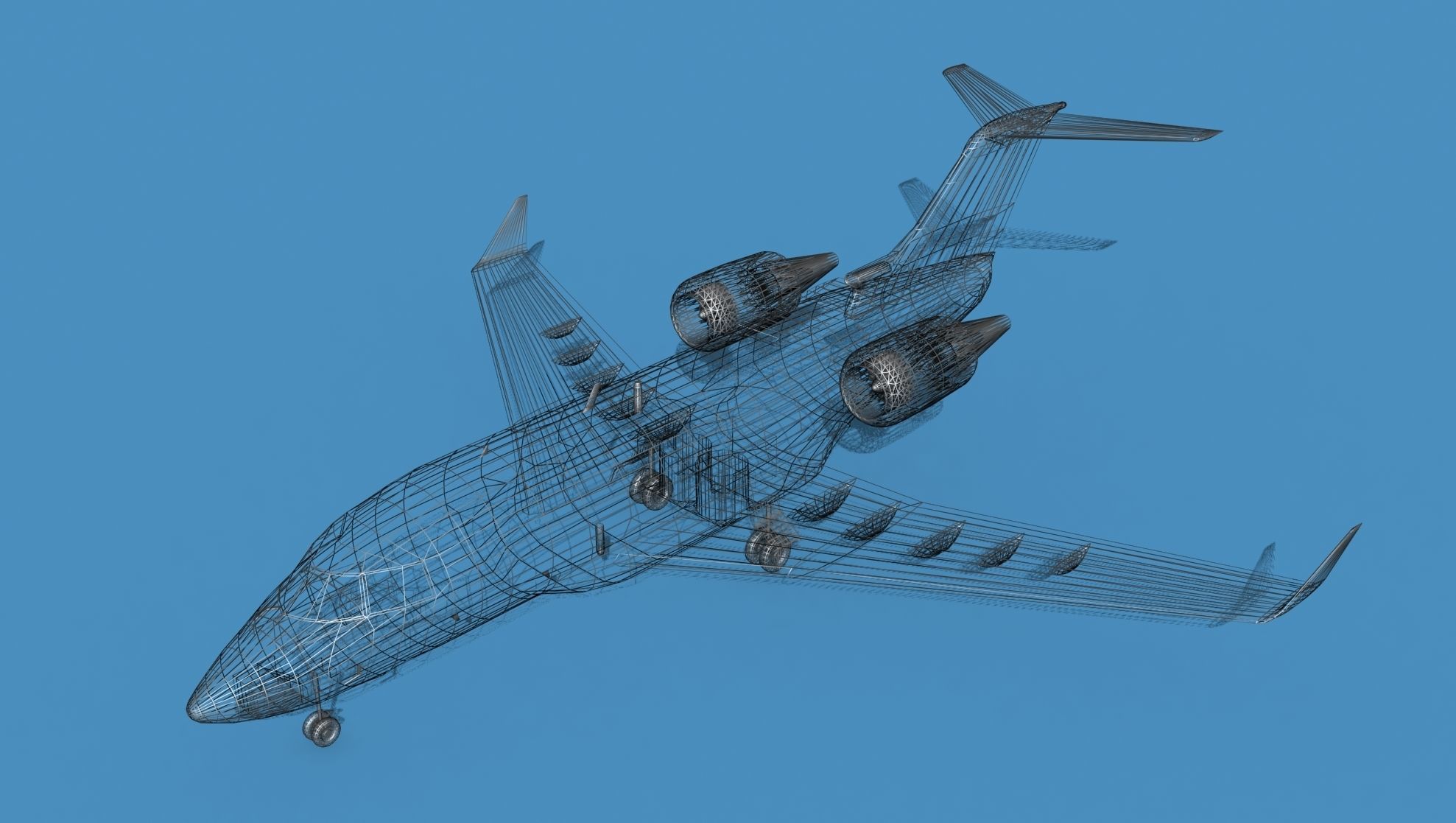Bombardier CL-604 Challenger V02 3D model_21
