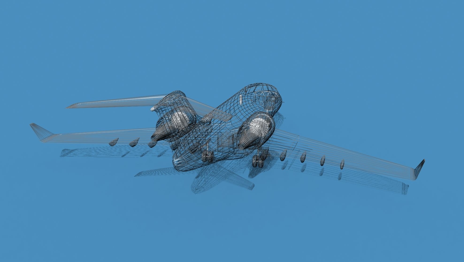 Bombardier CL-604 Challenger V02 3D model_17