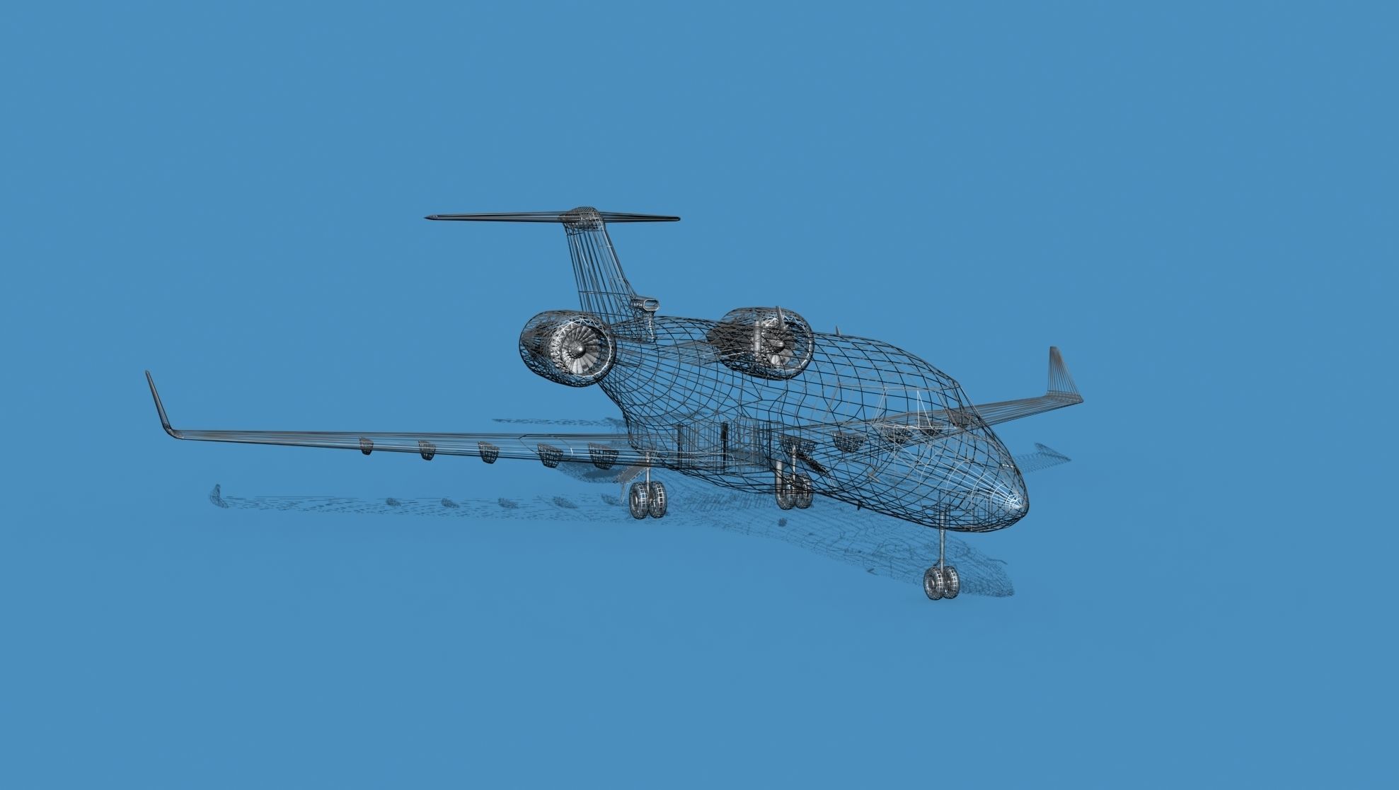 Bombardier CL-604 Challenger V02 3D model_13