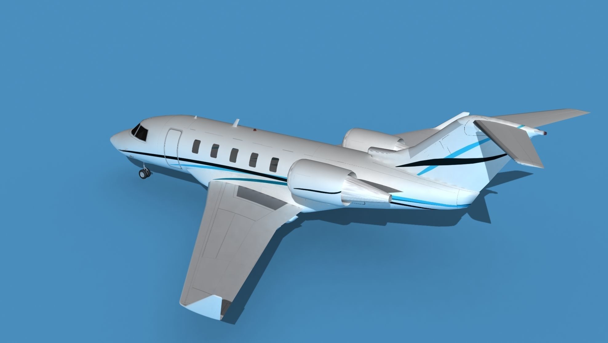 Bombardier CL-604 Challenger V02 3D model_8