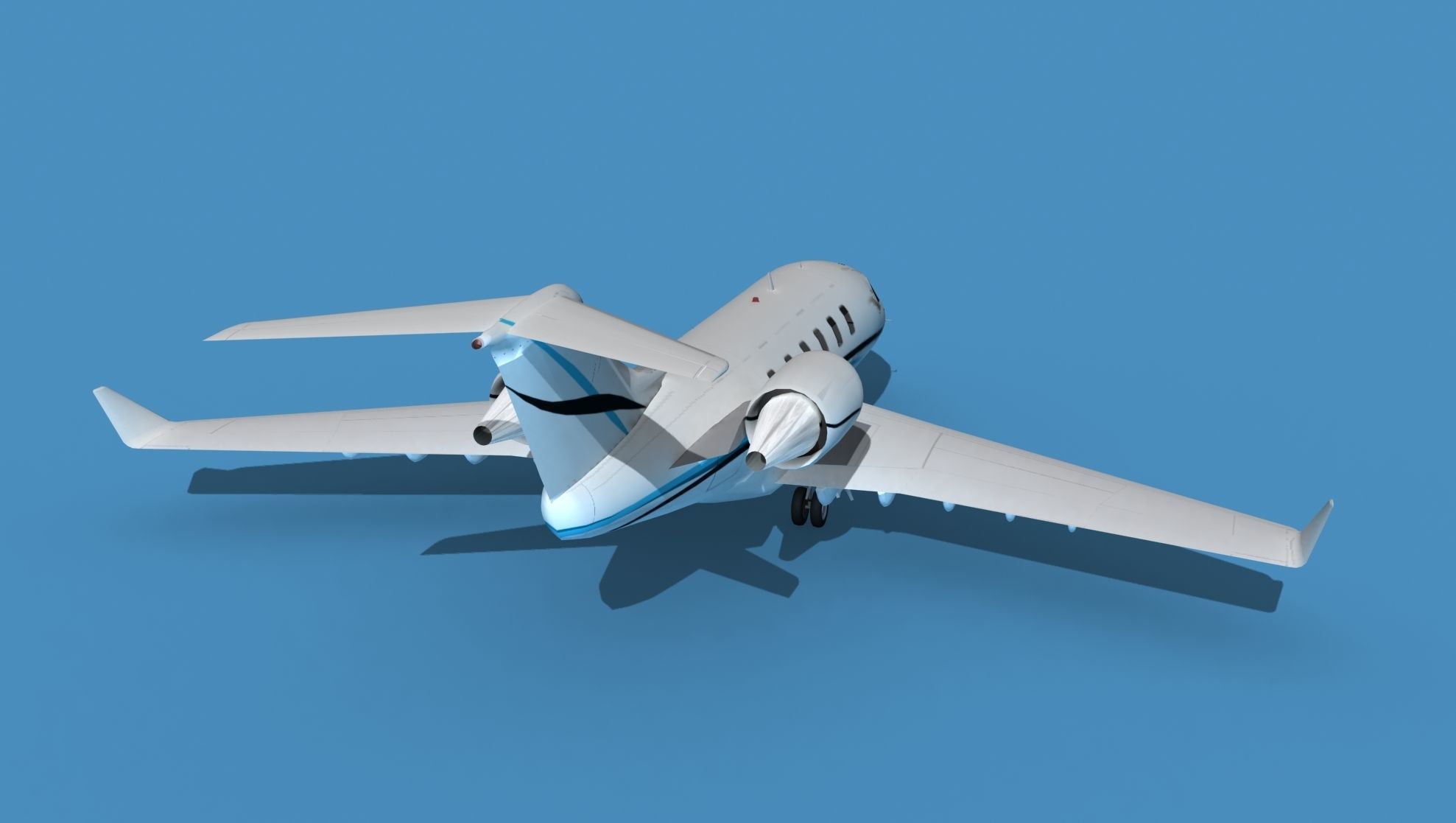 Bombardier CL-604 Challenger V02 3D model_6