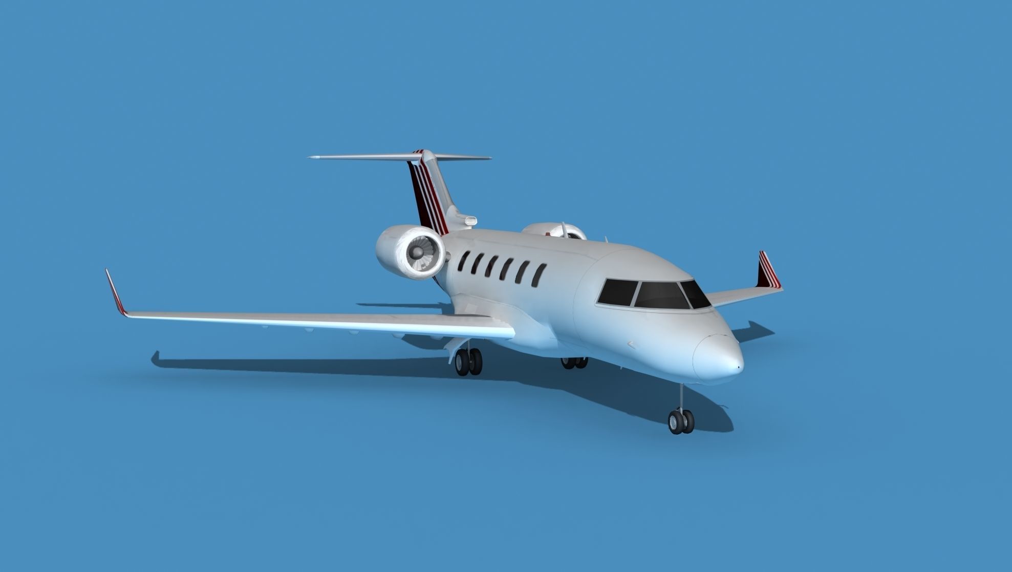 Bombardier CL-604 Challenger V03 3D model_2