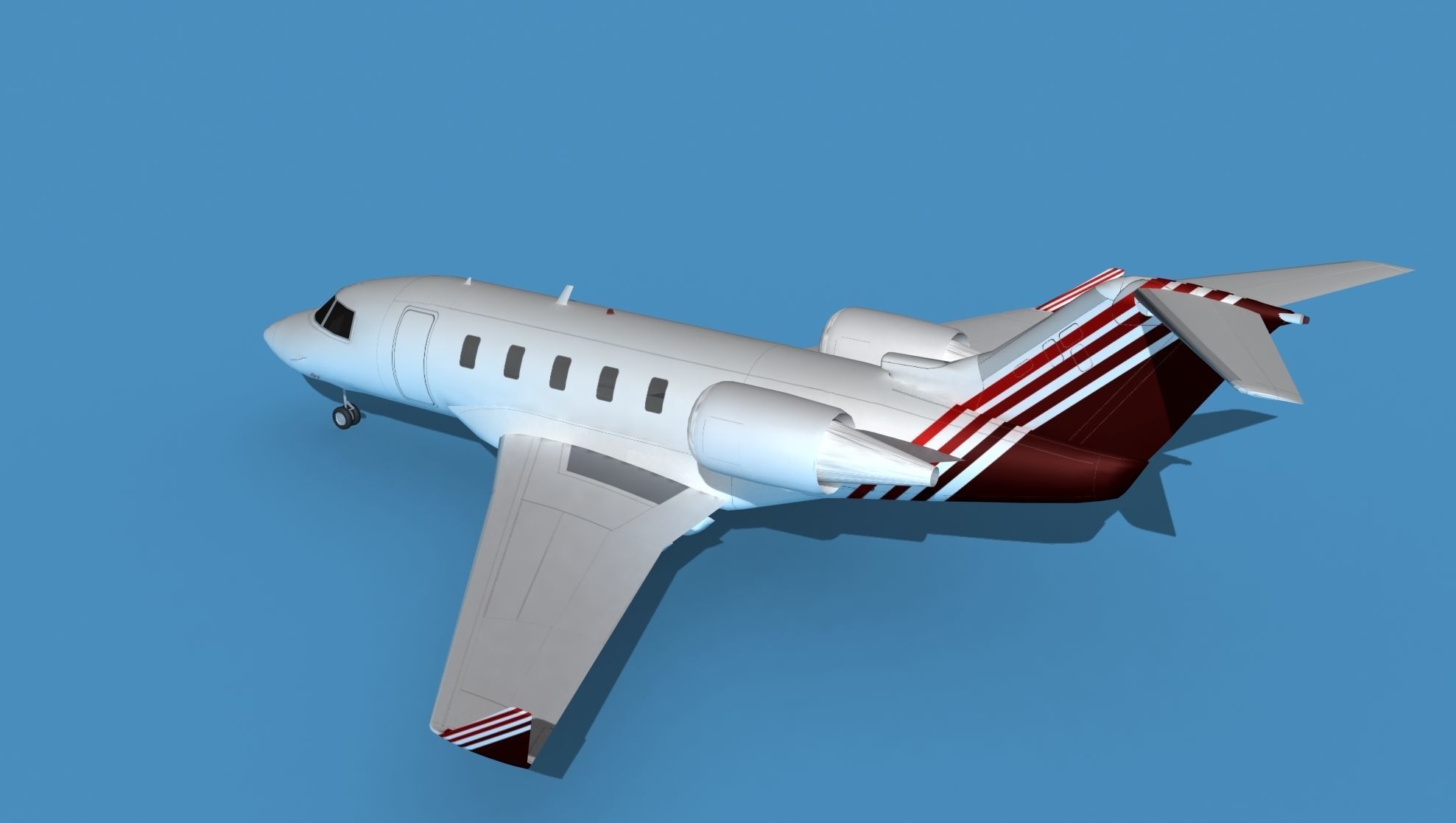 Bombardier CL-604 Challenger V03 3D model_8