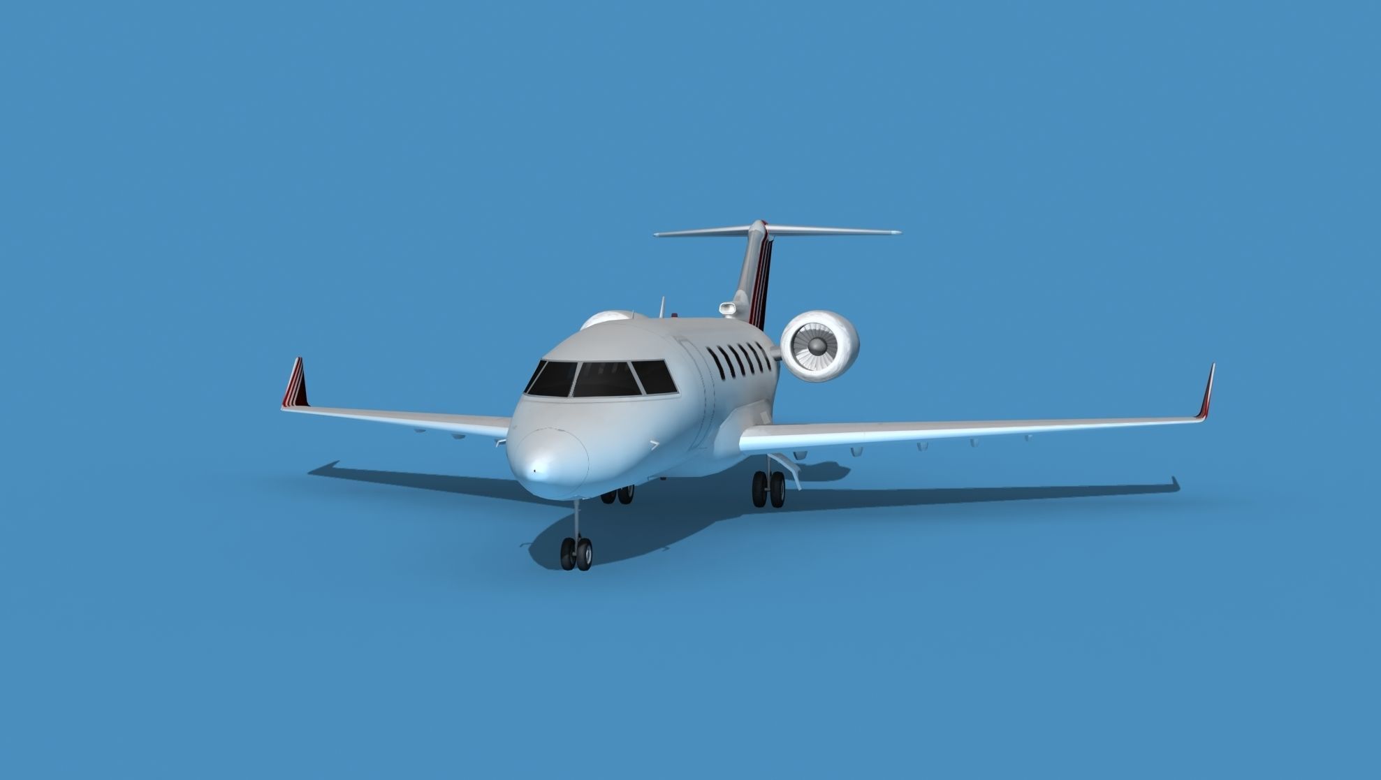 Bombardier CL-604 Challenger V03 3D model_1