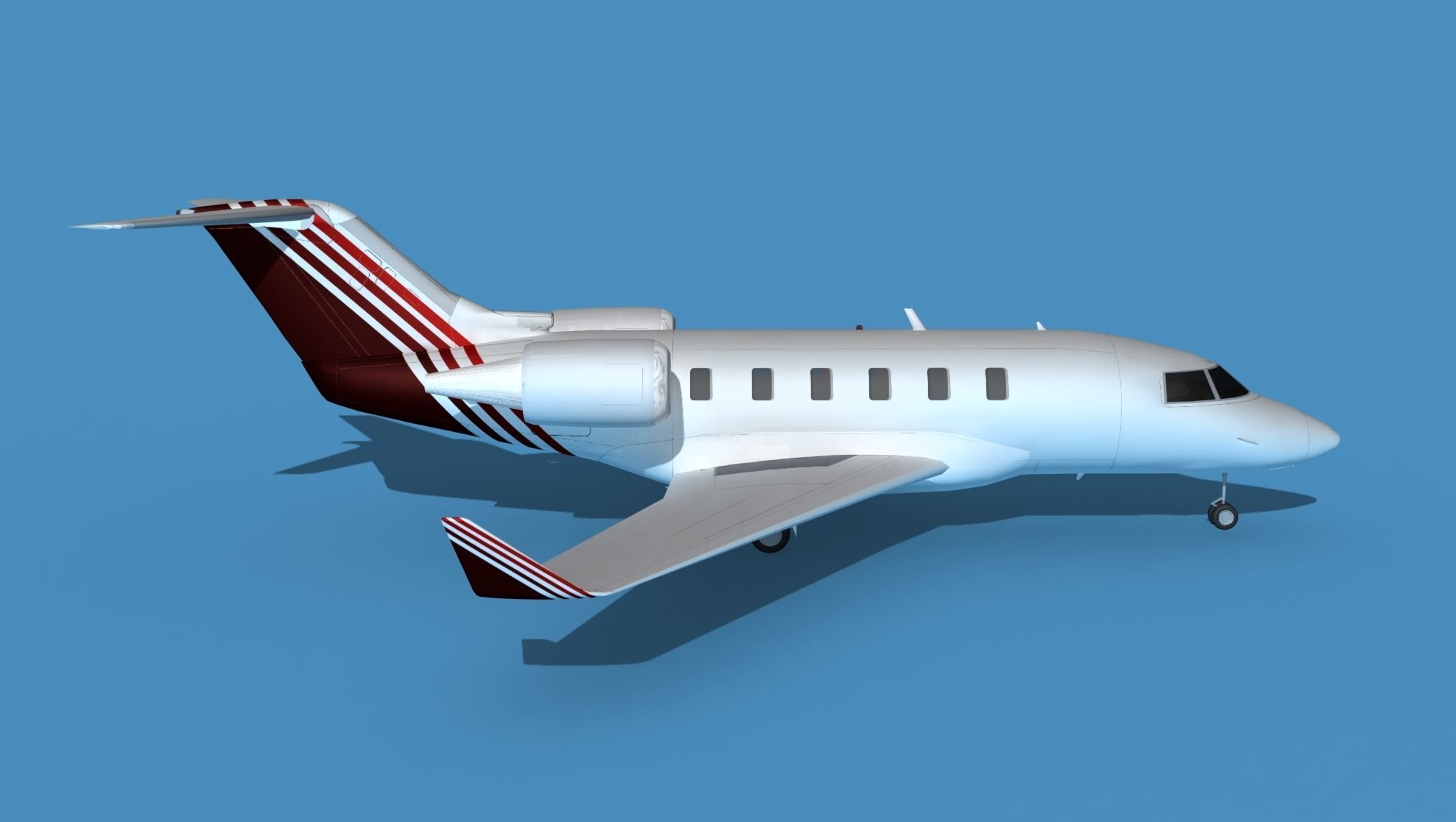 Bombardier CL-604 Challenger V03 3D model_4
