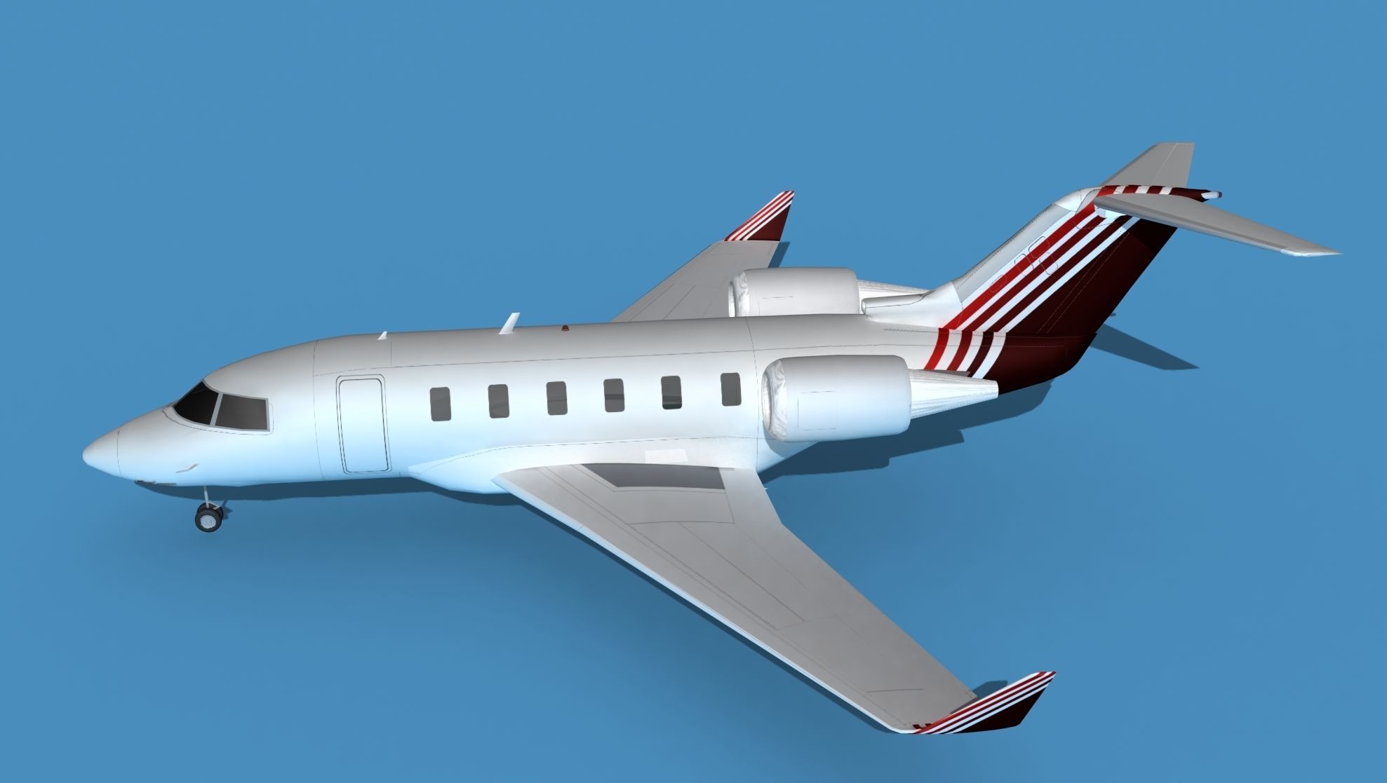 Bombardier CL-604 Challenger V03 3D model_9