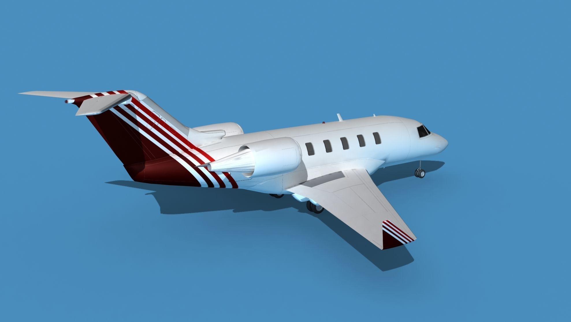 Bombardier CL-604 Challenger V03 3D model_5