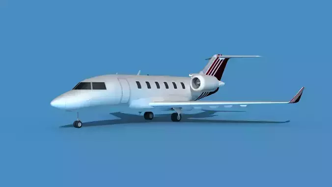 Bombardier CL-604 Challenger V03 3D model