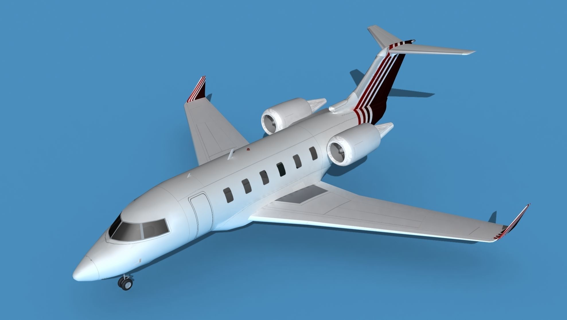 Bombardier CL-604 Challenger V03 3D model_10