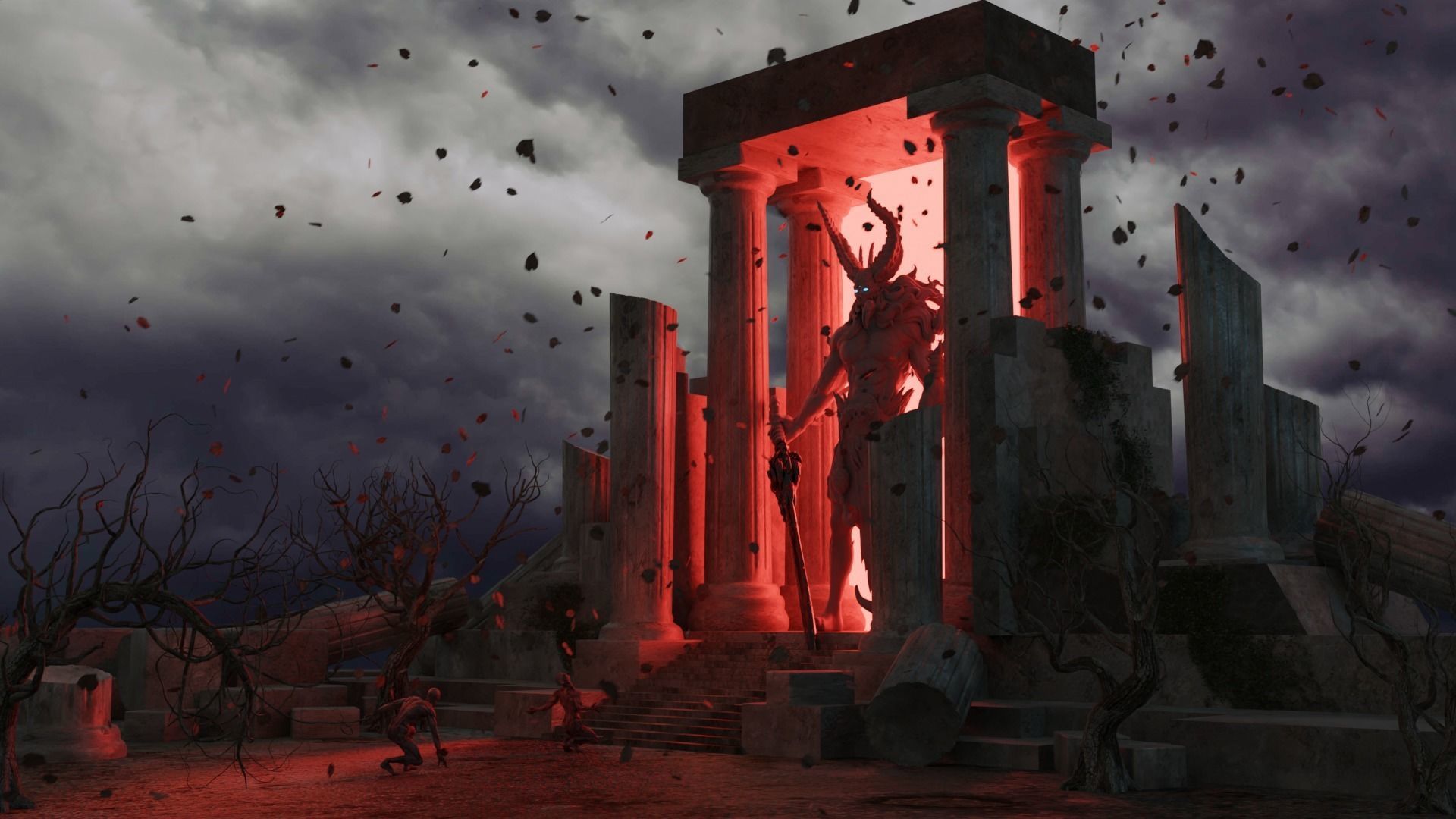 The Awakening Concept Art By Blenderworks Low-poly 3D model_2