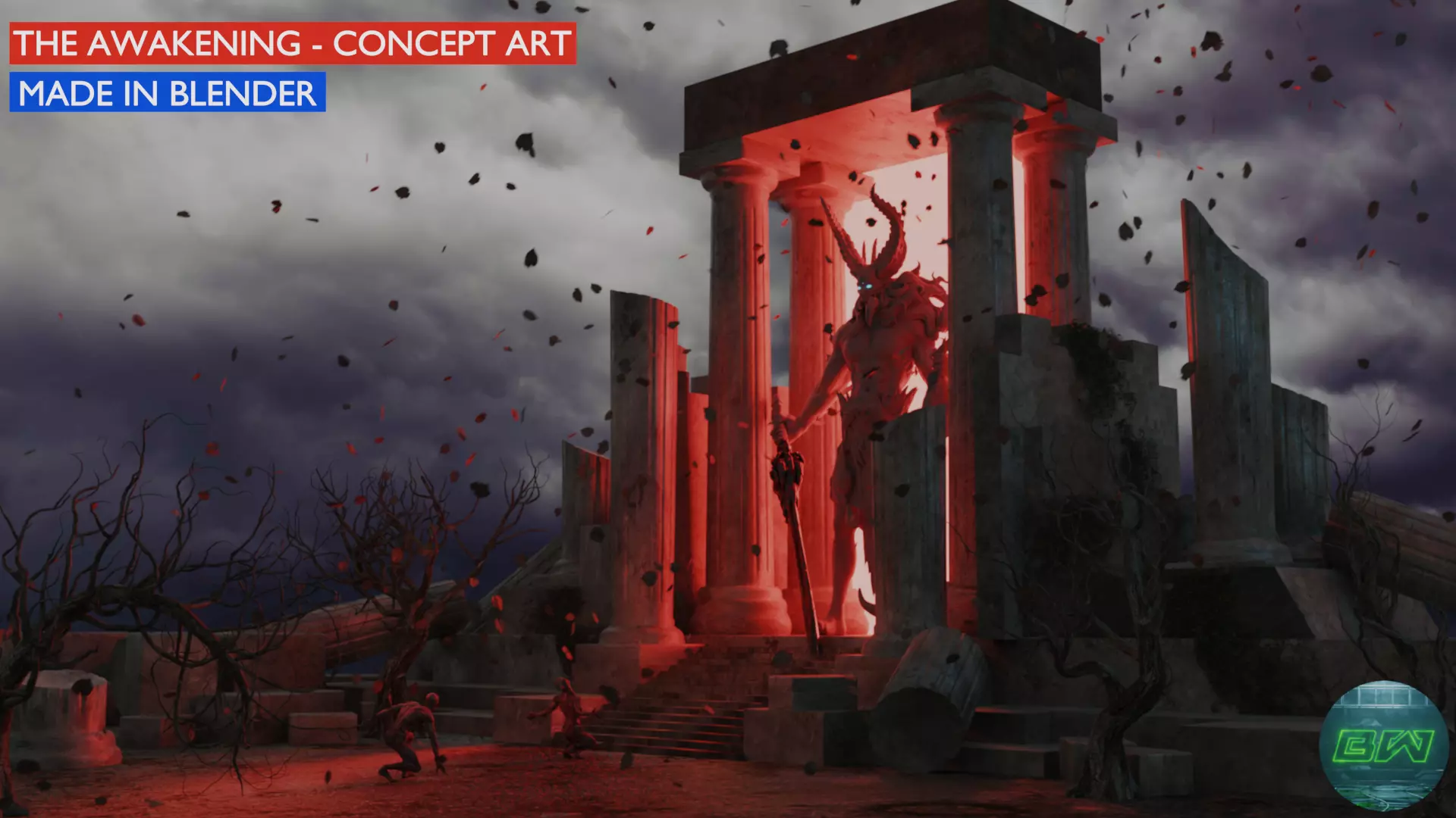 The Awakening Concept Art By Blenderworks Low-poly 3D model_0