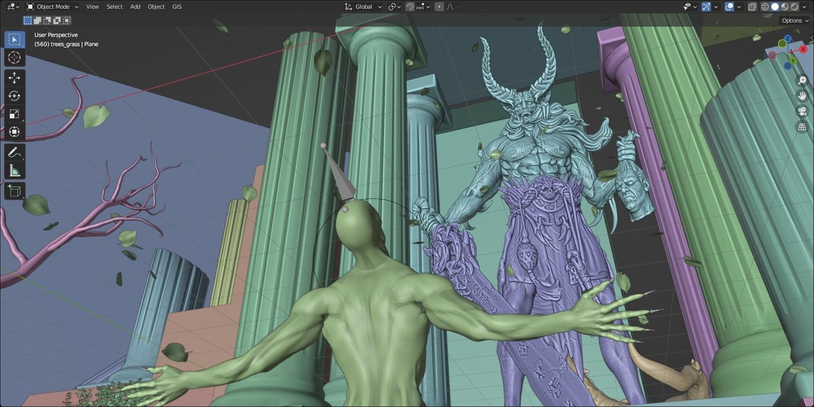 The Awakening Concept Art By Blenderworks Low-poly 3D model_6