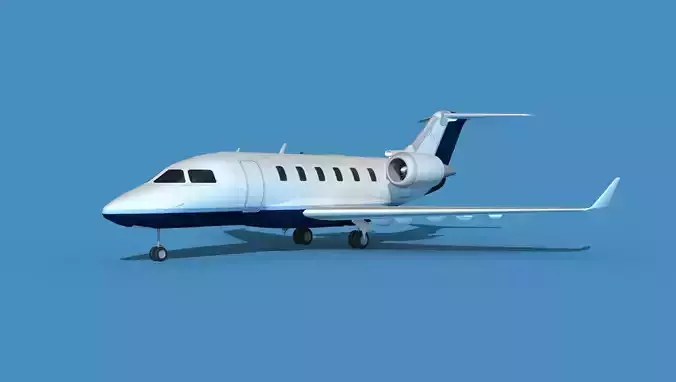 Bombardier CL604 Challenger V05 3D model