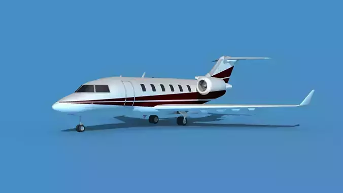 Bombardier CL604 Challenger V07 3D model
