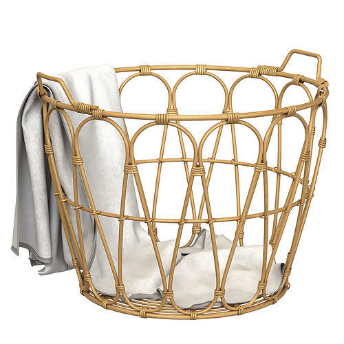 RATTAN Snidad ikea basket 3D model