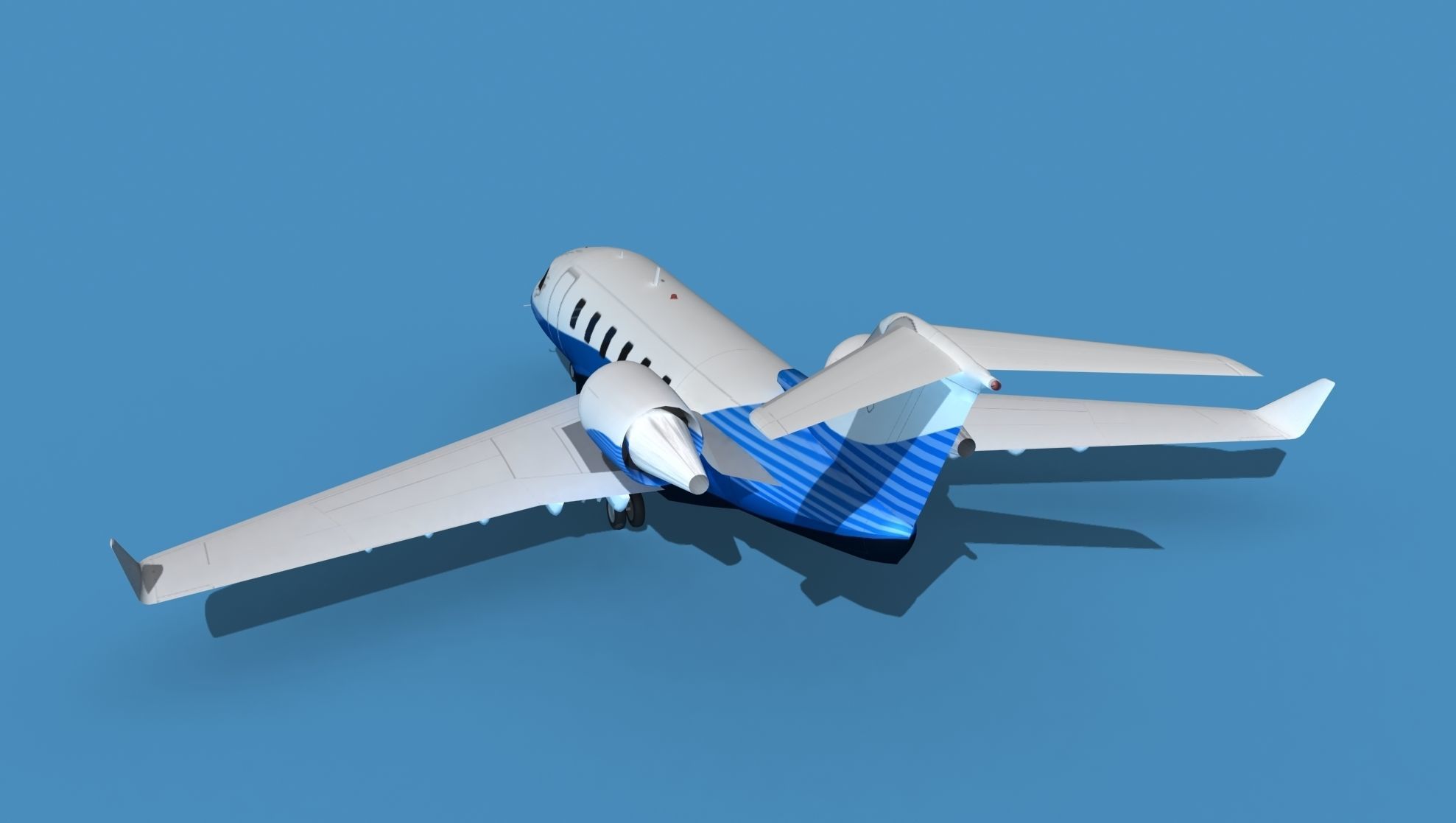 Bombardier CL604 Challenger V10 3D model_7