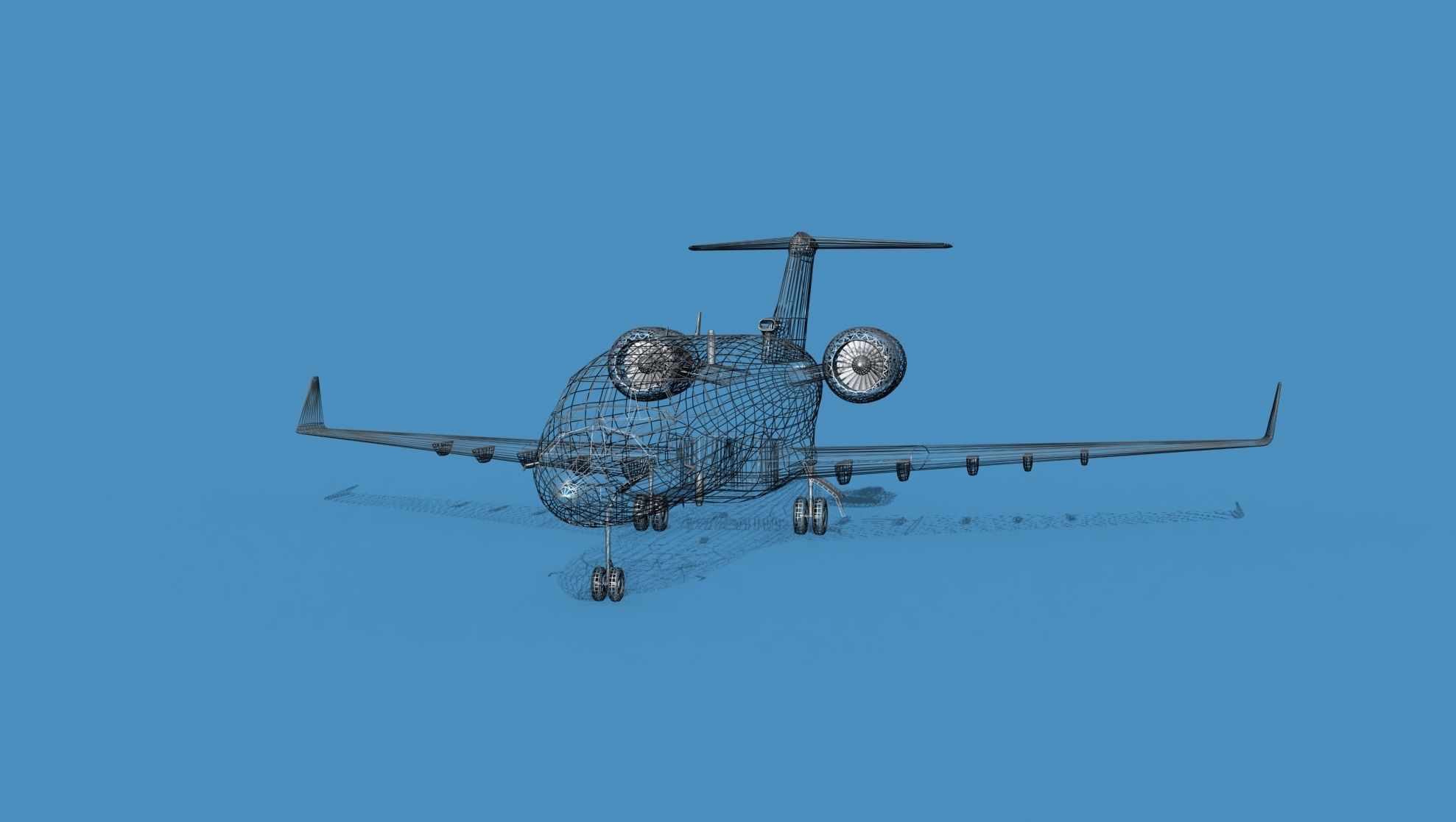 Bombardier CL604 Challenger V10 3D model_12