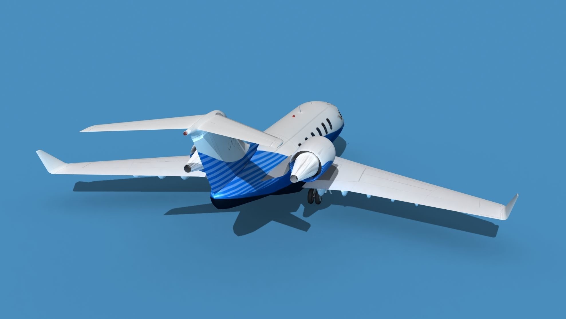 Bombardier CL604 Challenger V10 3D model_6