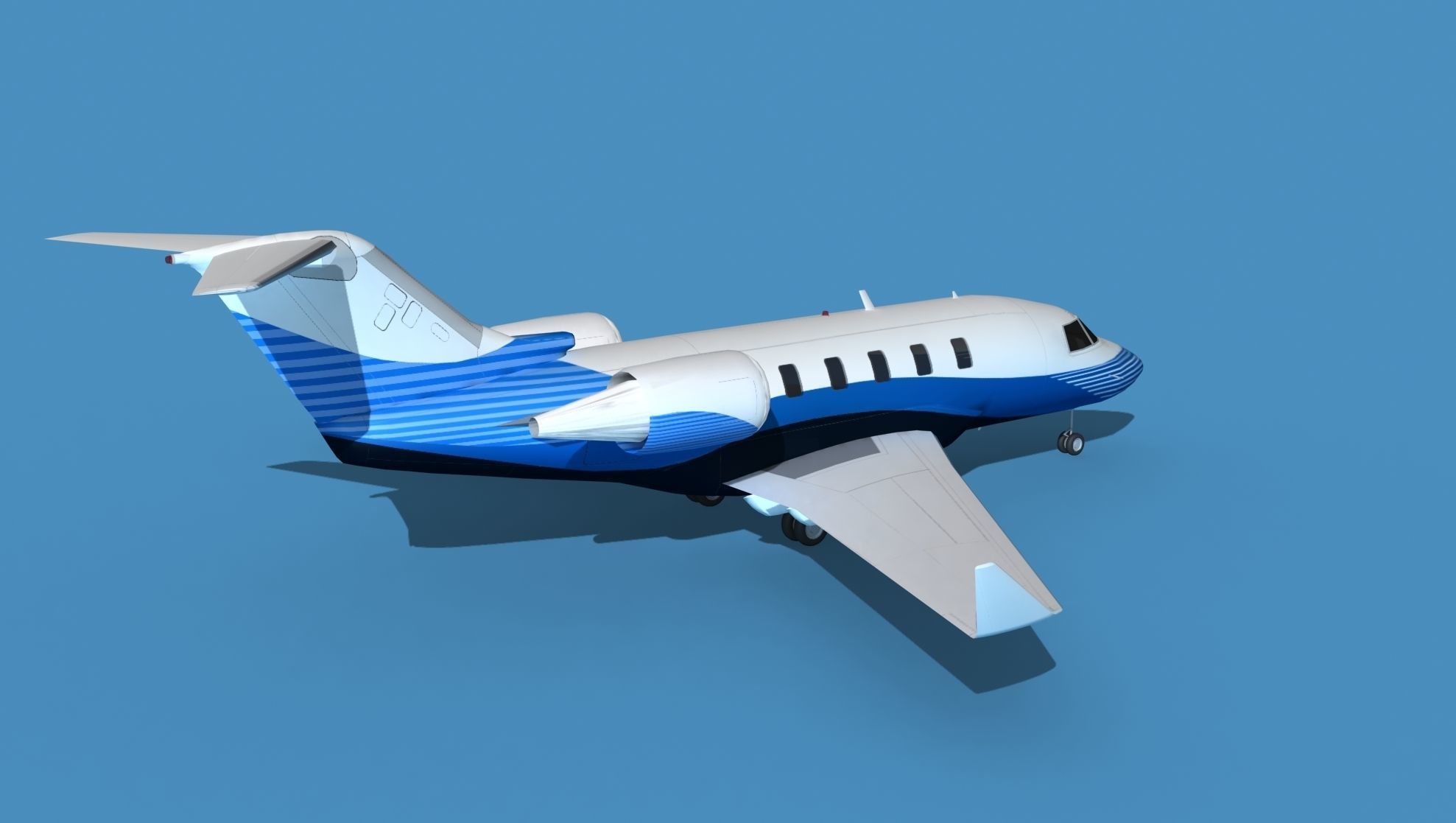 Bombardier CL604 Challenger V10 3D model_5