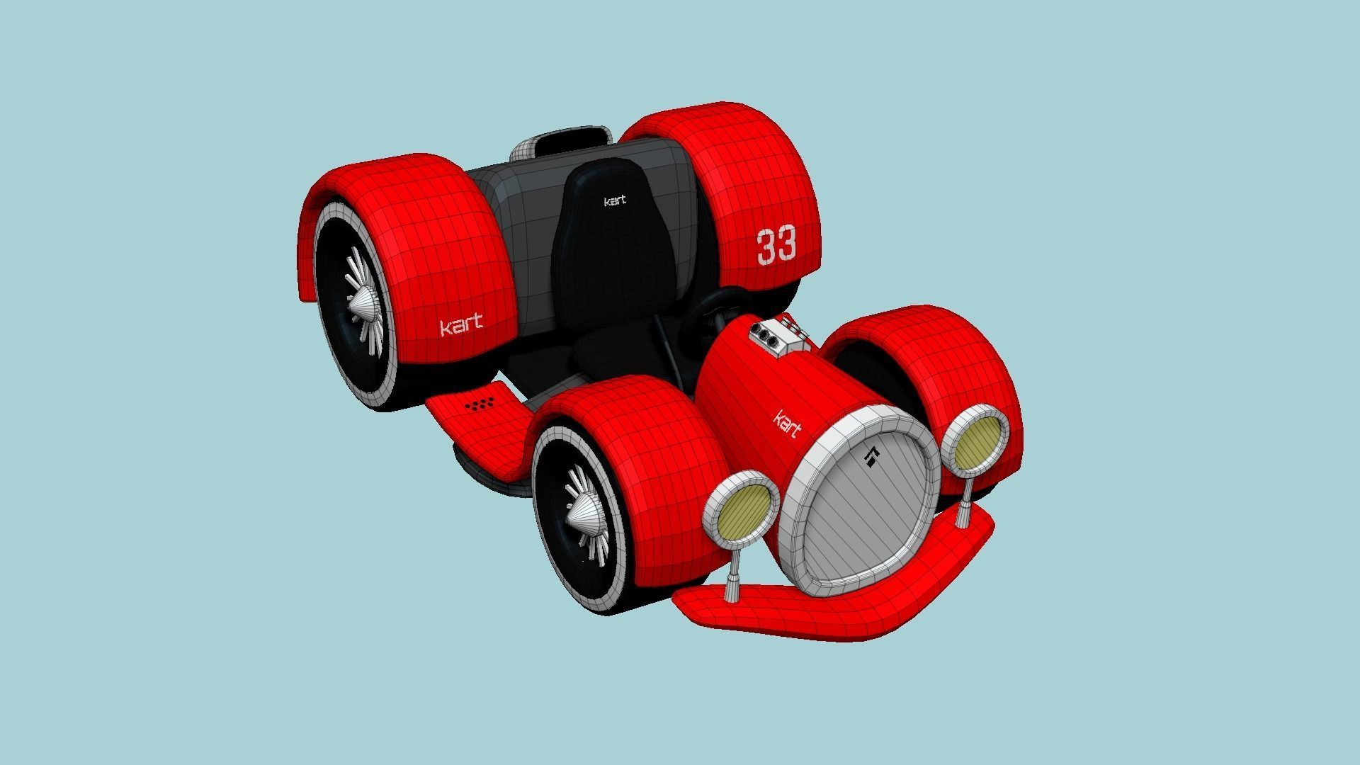 10 Cartoon Karts E Collection - Vehicle Racing Design _66