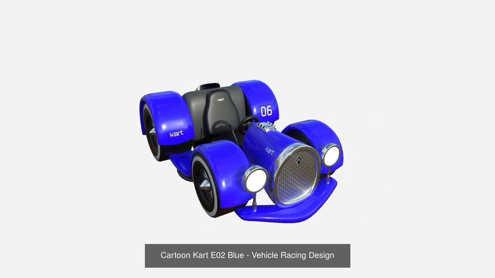 10 Cartoon Karts E Collection - Vehicle Racing Design _3
