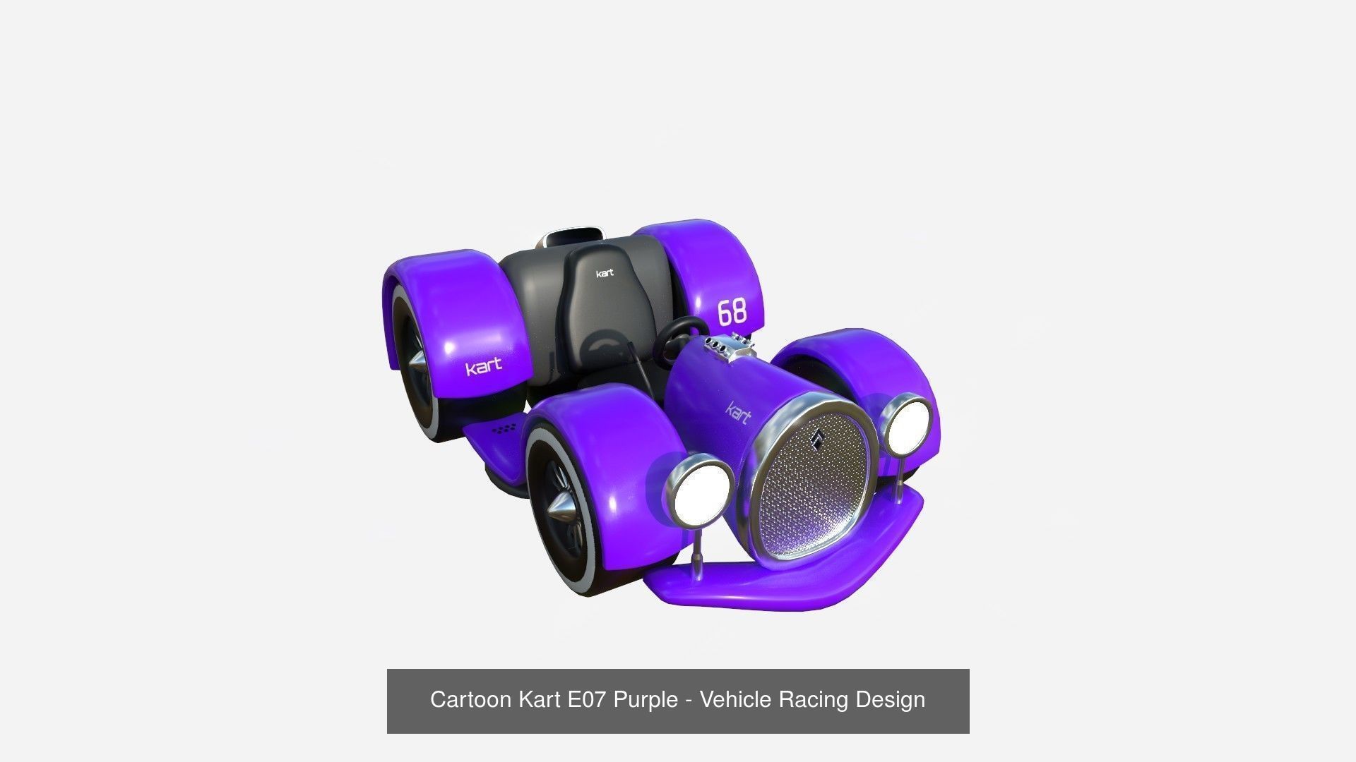 10 Cartoon Karts E Collection - Vehicle Racing Design _8