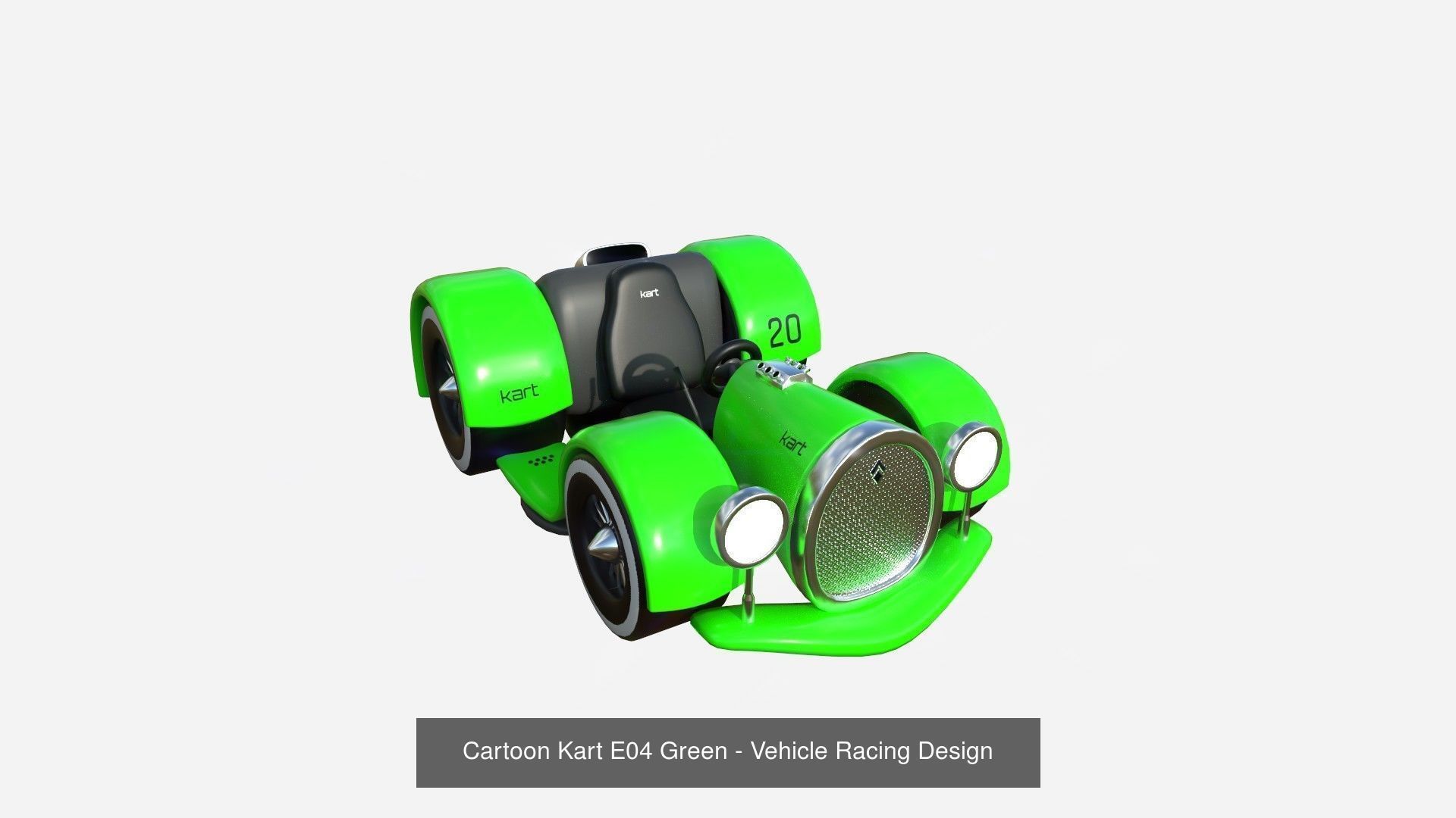 10 Cartoon Karts E Collection - Vehicle Racing Design _5