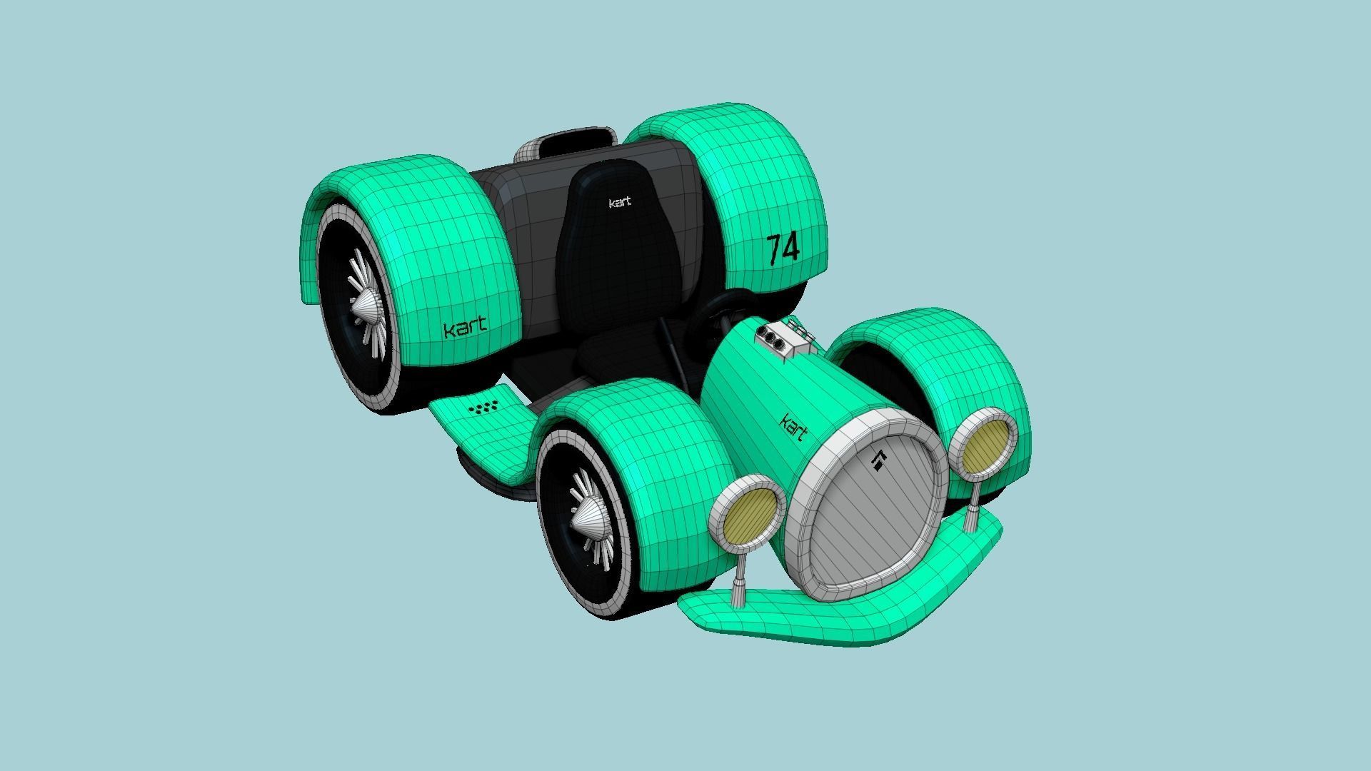 10 Cartoon Karts E Collection - Vehicle Racing Design _81