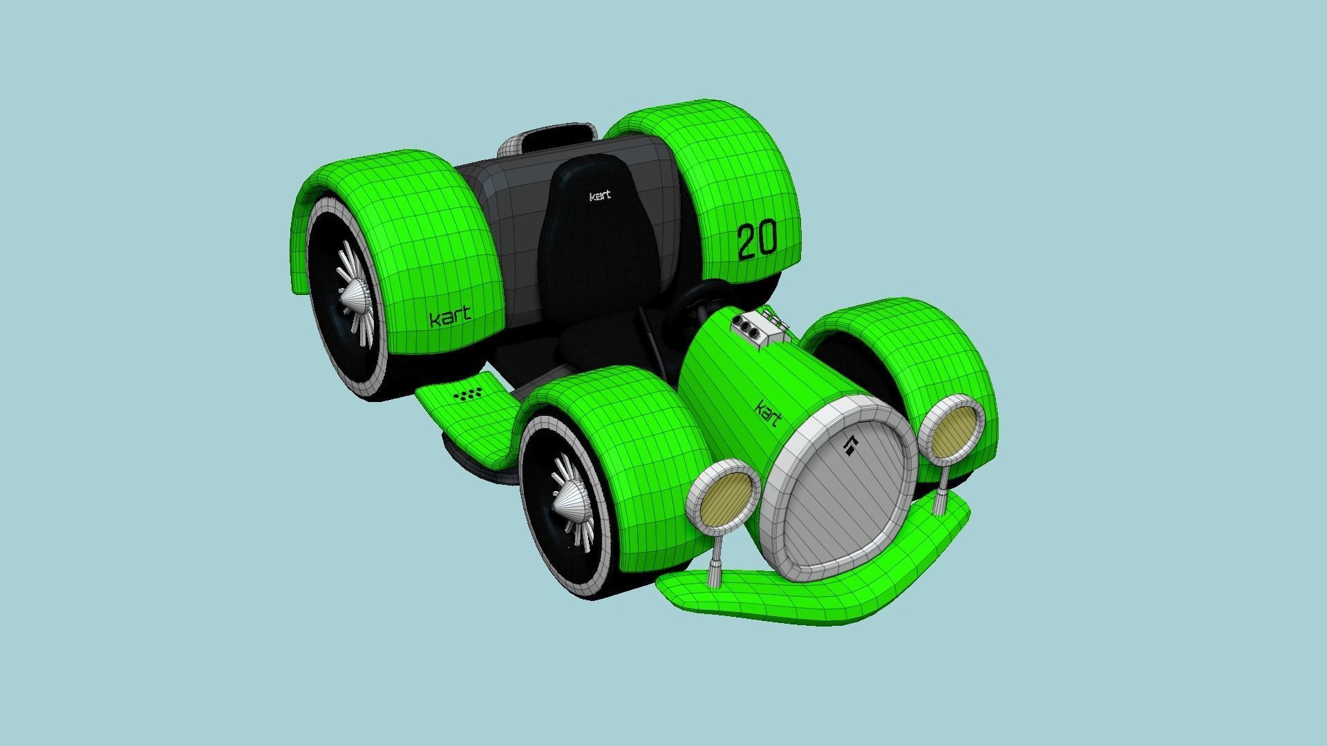 10 Cartoon Karts E Collection - Vehicle Racing Design _78