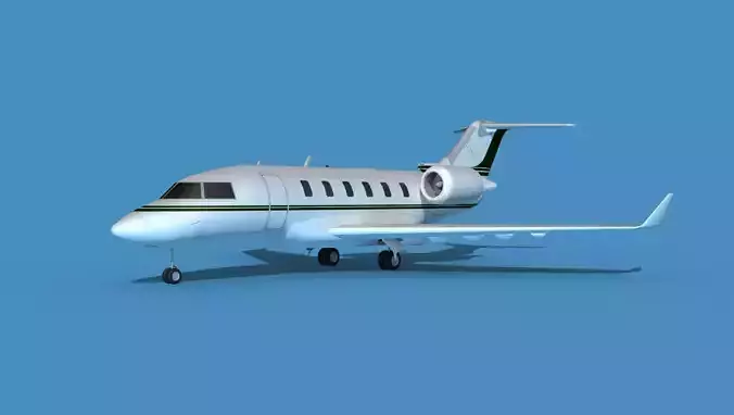 Bombardier CL604 Challenger V11 3D model