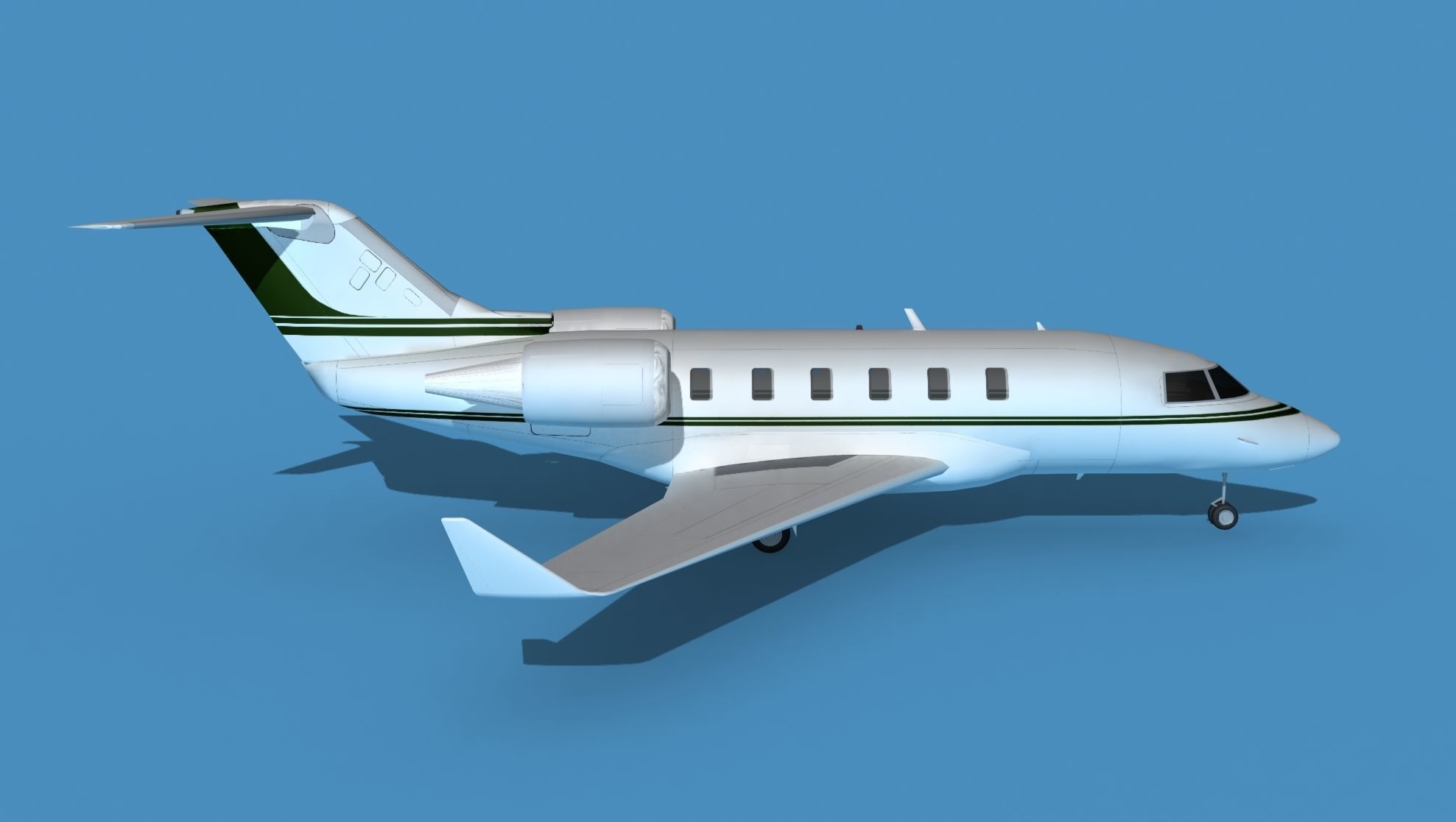 Bombardier CL604 Challenger V11 3D model_4