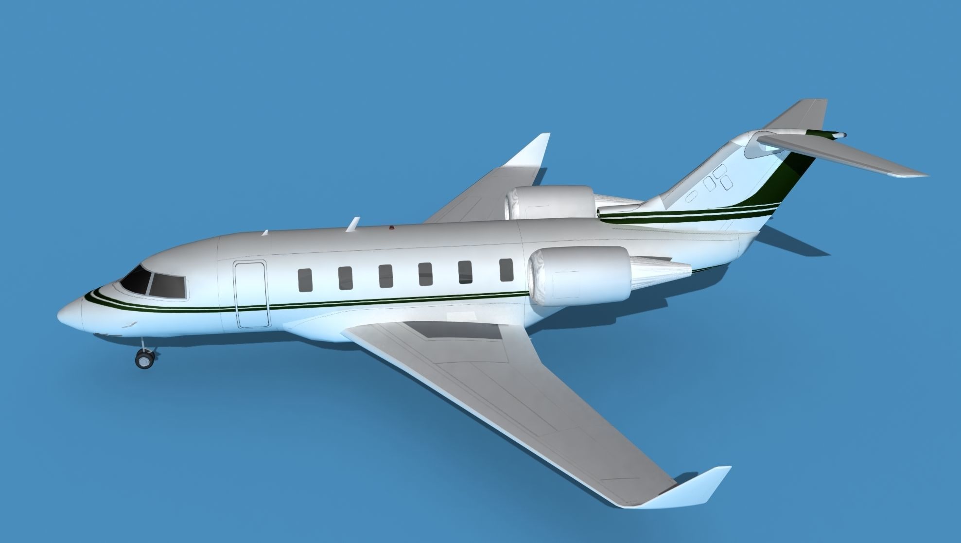Bombardier CL604 Challenger V11 3D model_9
