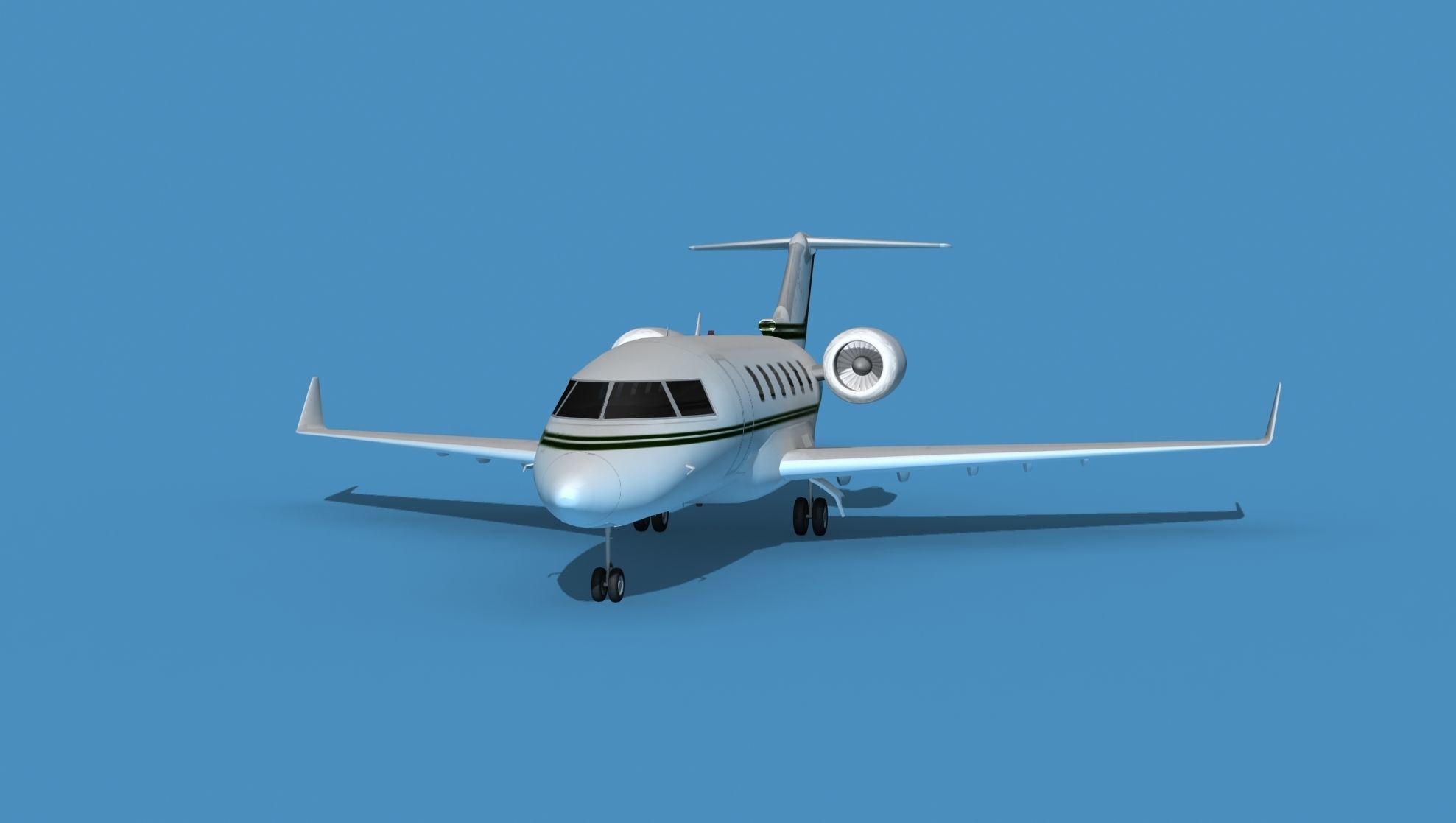 Bombardier CL604 Challenger V11 3D model_1