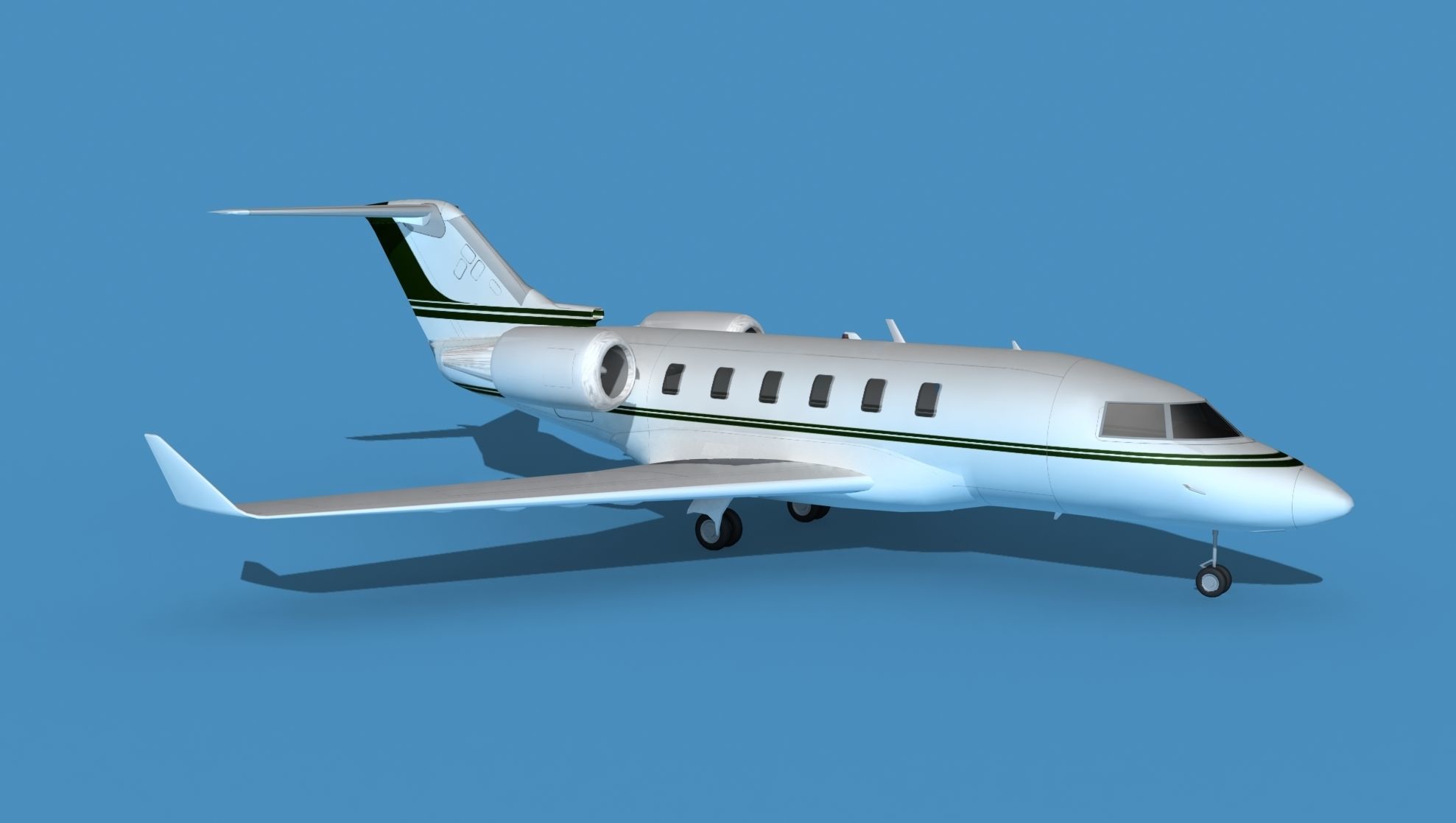 Bombardier CL604 Challenger V11 3D model_3