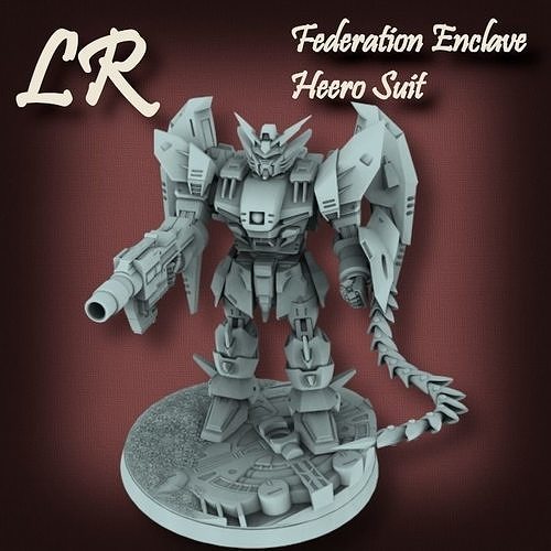 Federation Enclave Heero Suit 3D print model