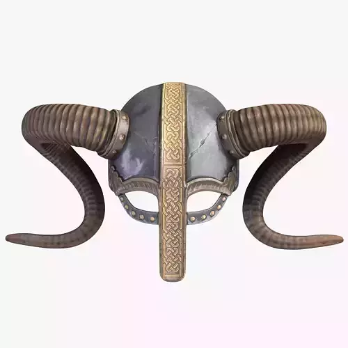 Viking Helmet Fantasy Northern Low Poly