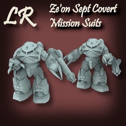Ze on Sept Covert Missions Suits 3D print model