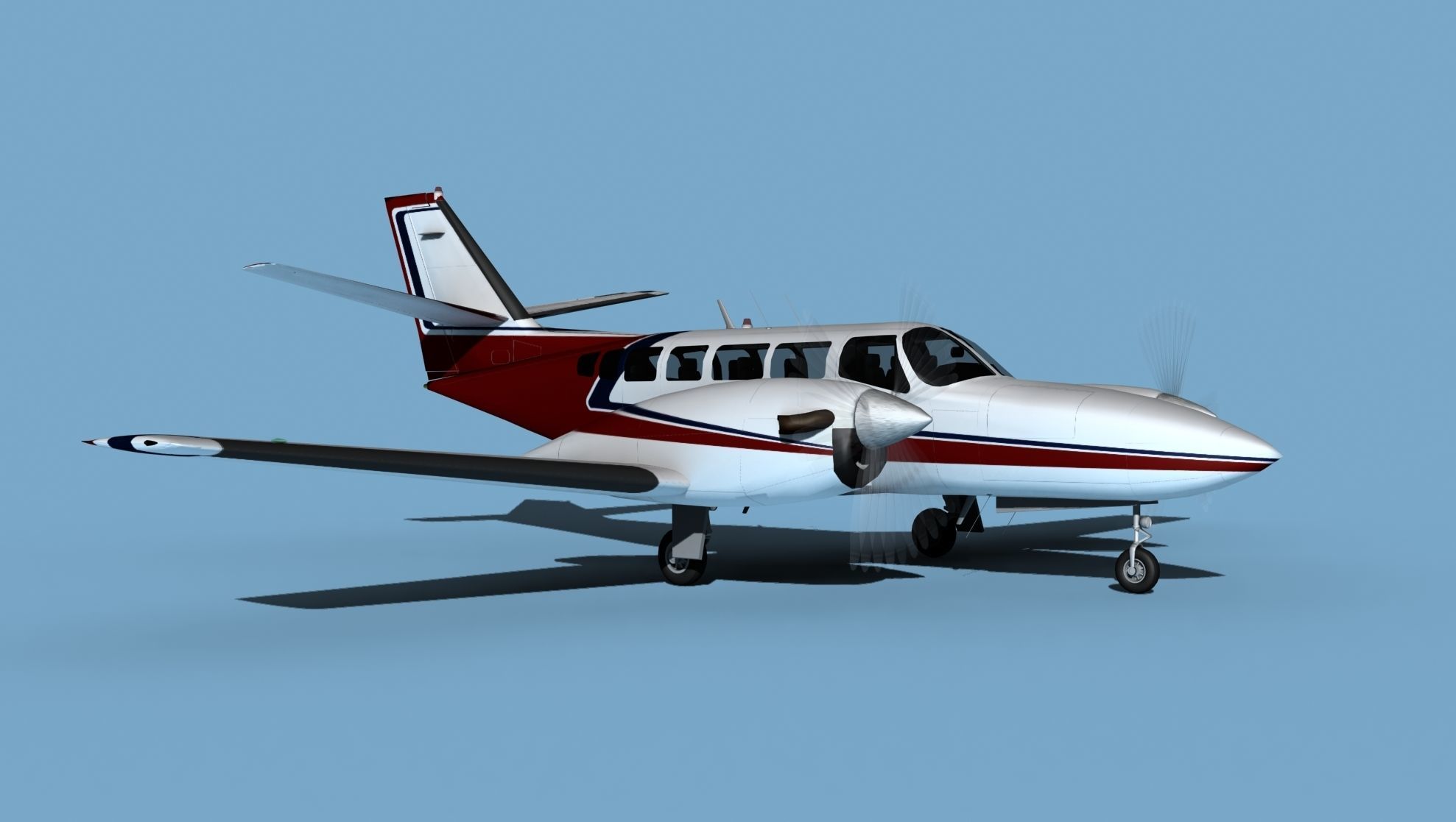 Cessna F406 Caravan II V03 3D model_2