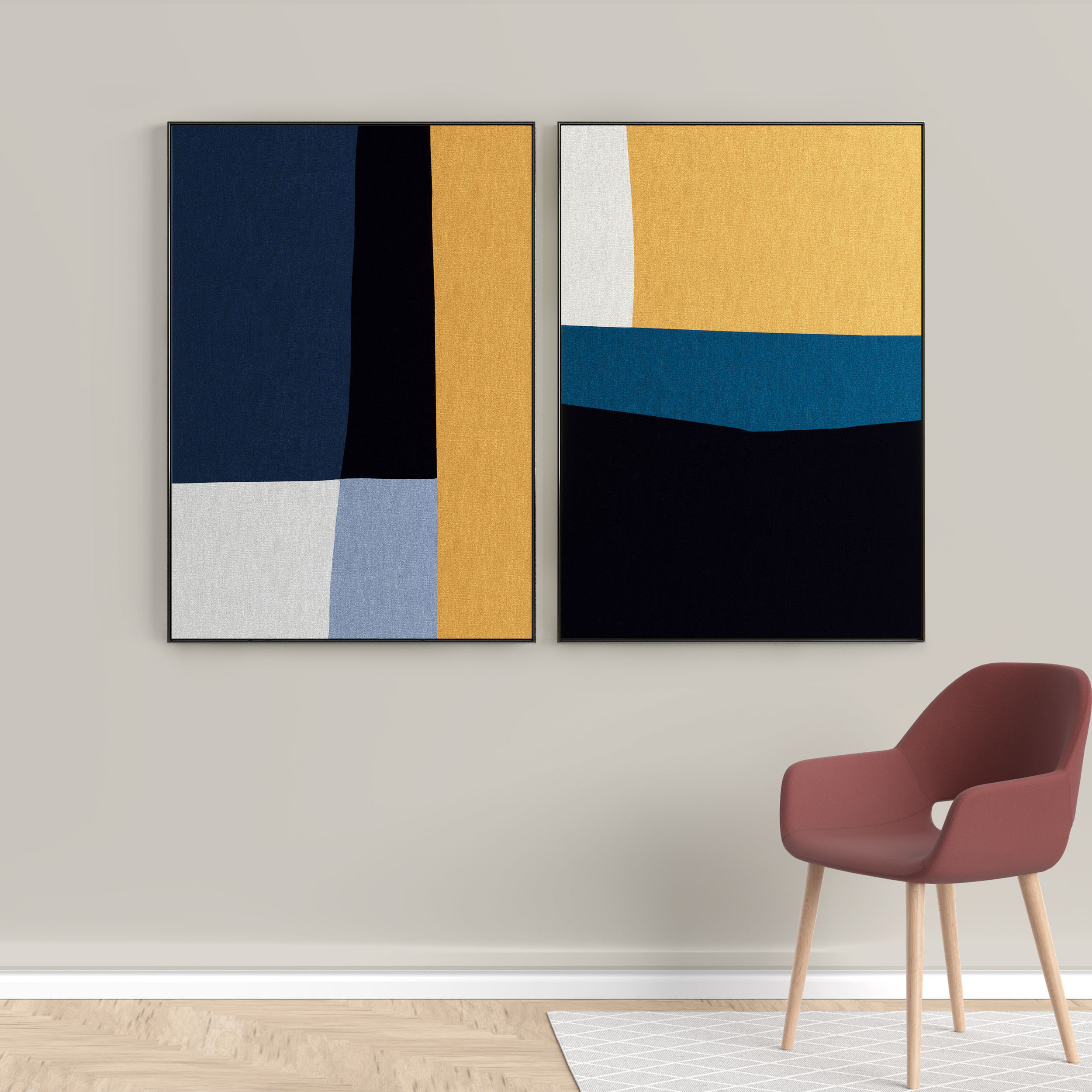 Photo Frame 237 Low-poly 3D model_4