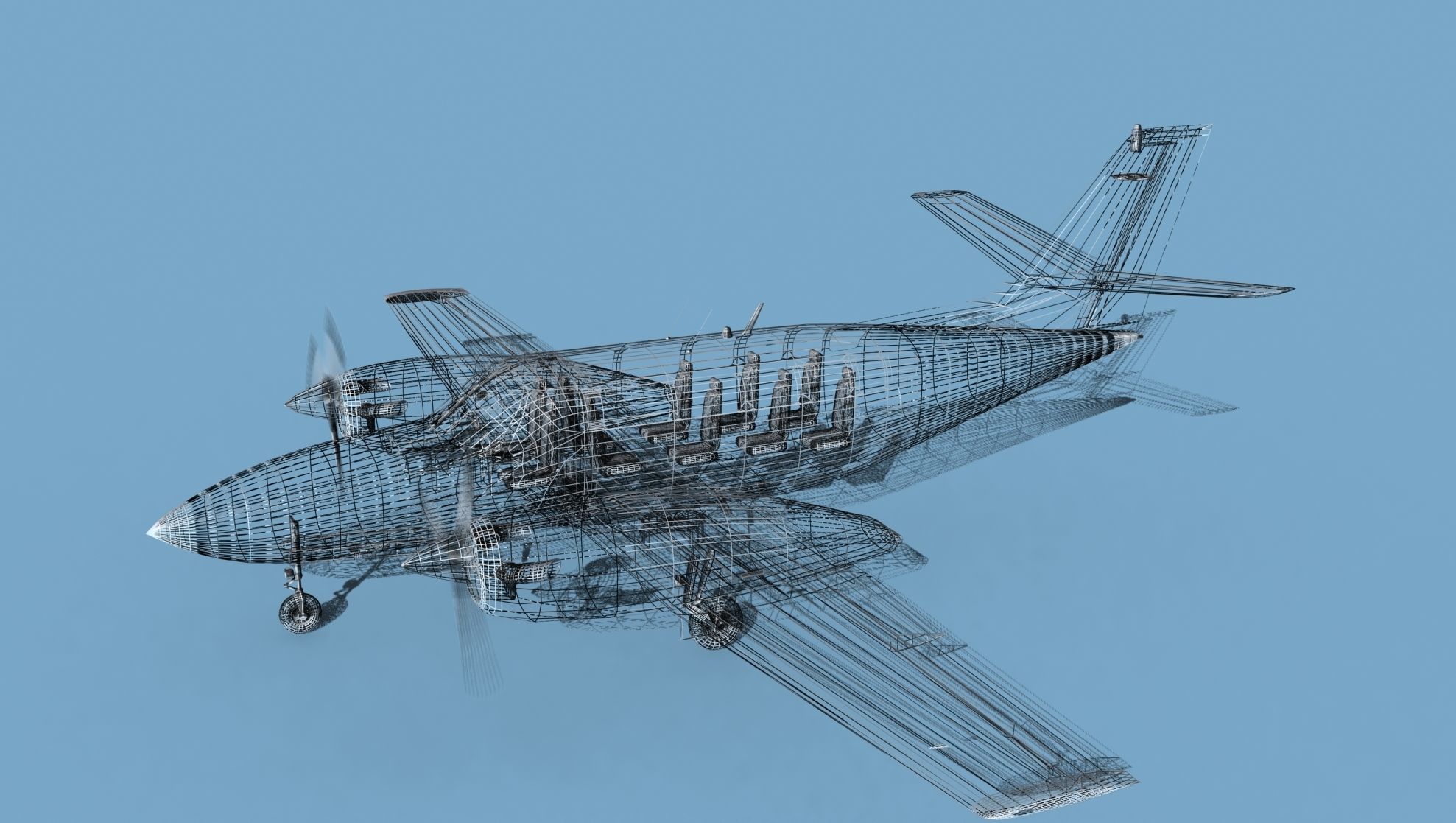 Cessna F406 Caravan II V10 3D model_16