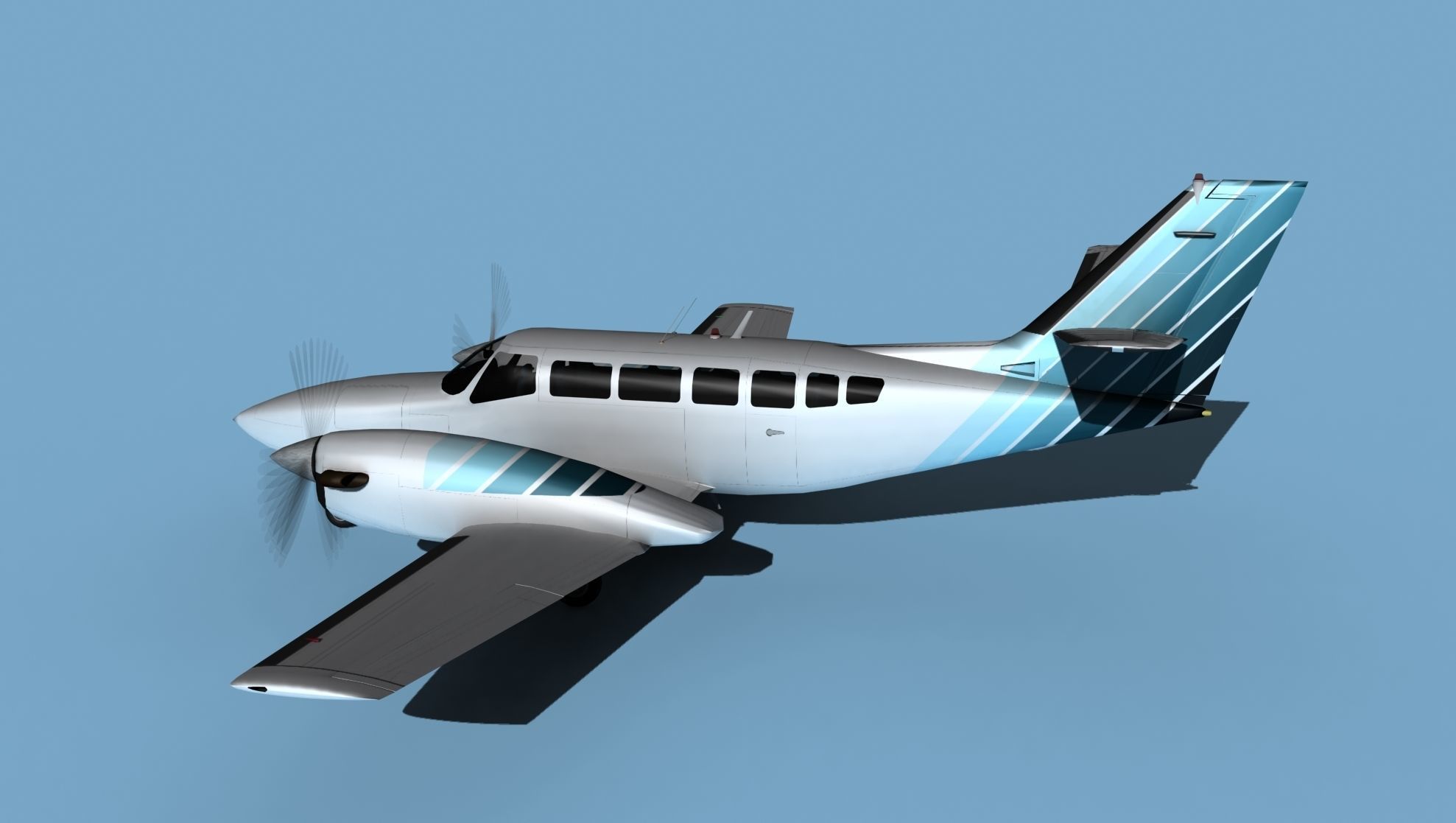 Cessna F406 Caravan II V10 3D model_8