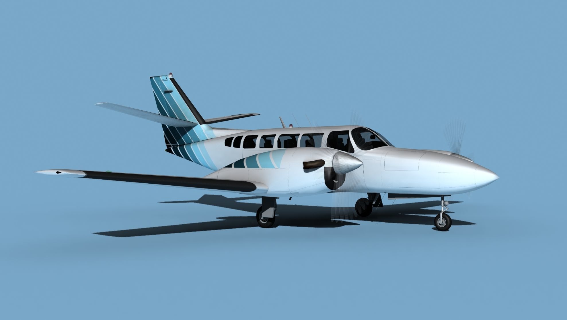 Cessna F406 Caravan II V10 3D model_2