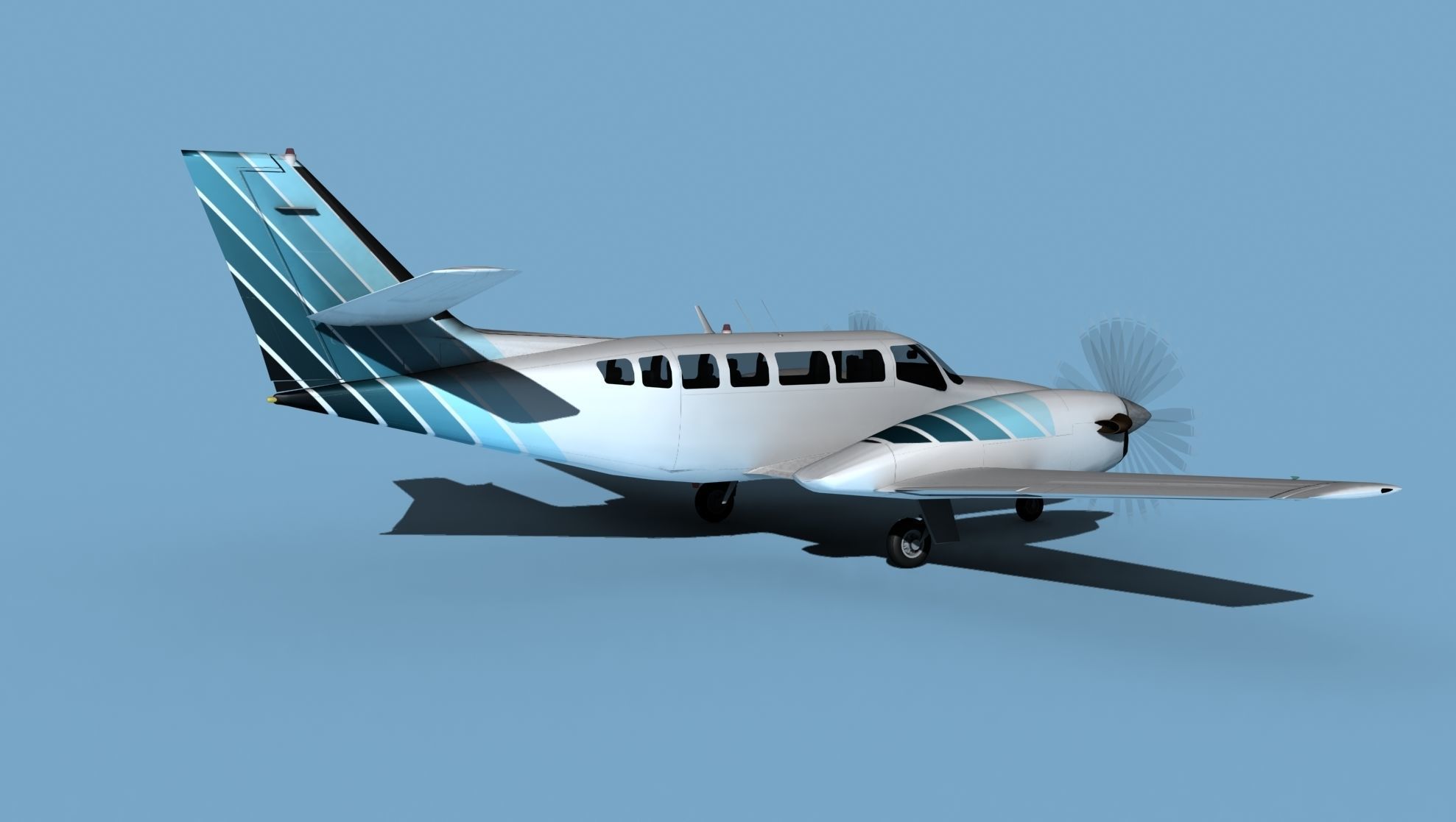 Cessna F406 Caravan II V10 3D model_4