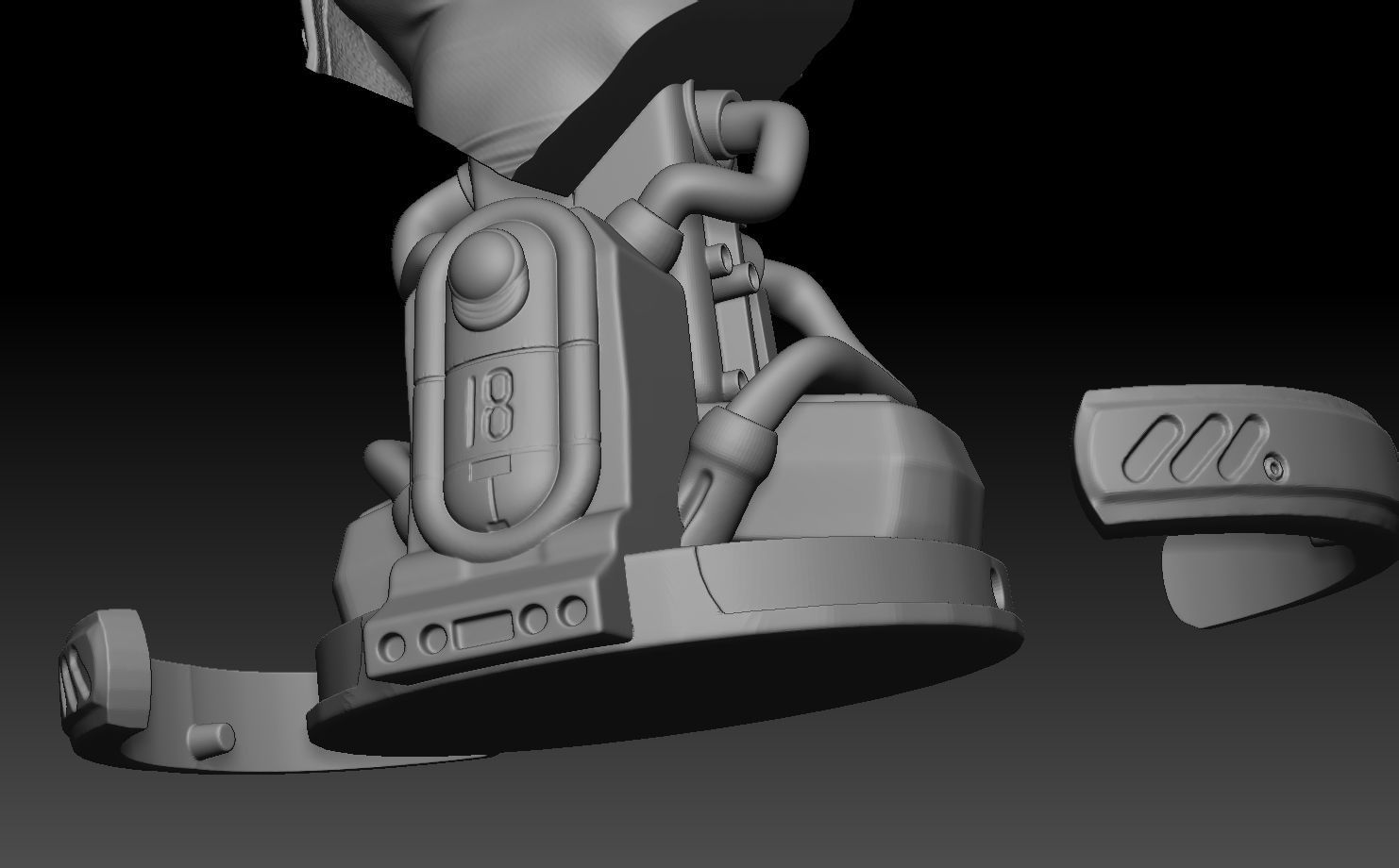 A18 Android 18 Real size bust printable Dragoball 3D print model_6