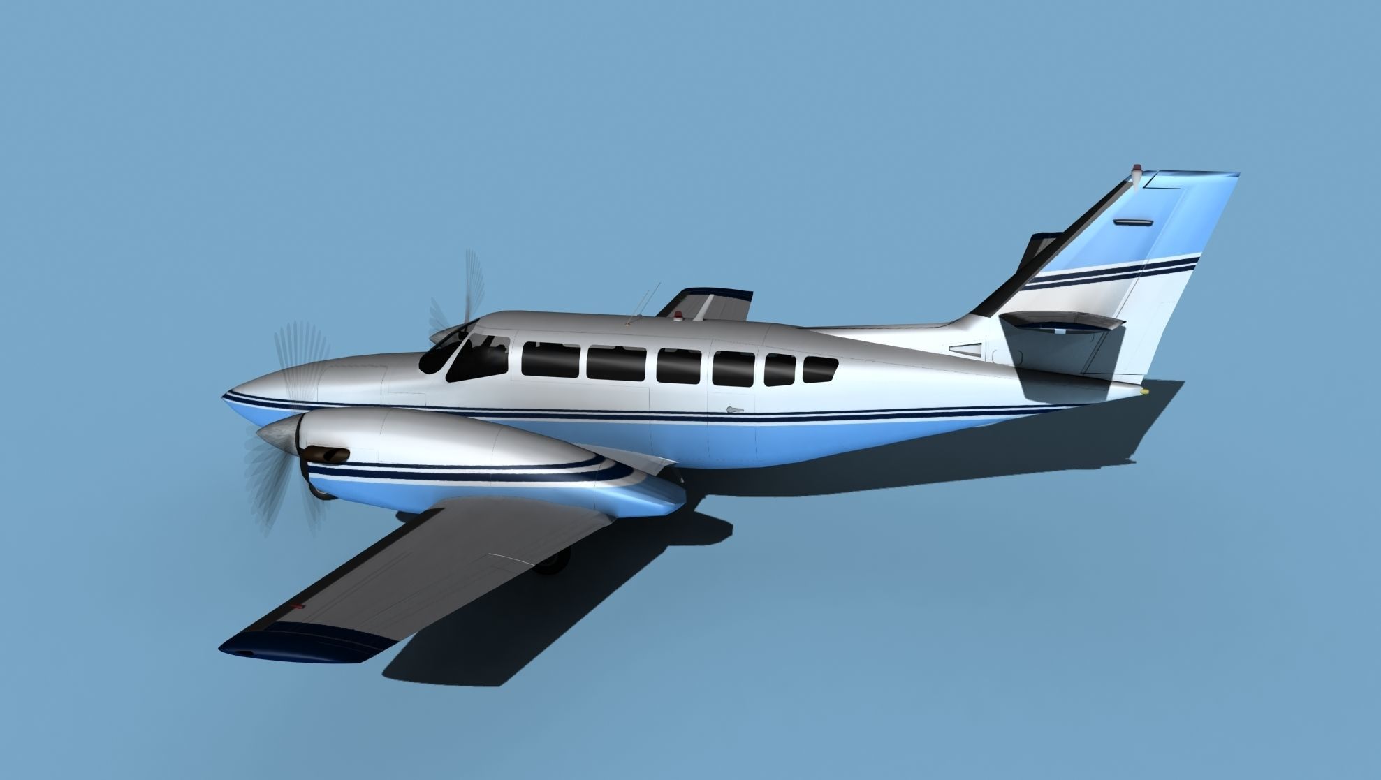 Cessna F406 Caravan II V12 3D model_8