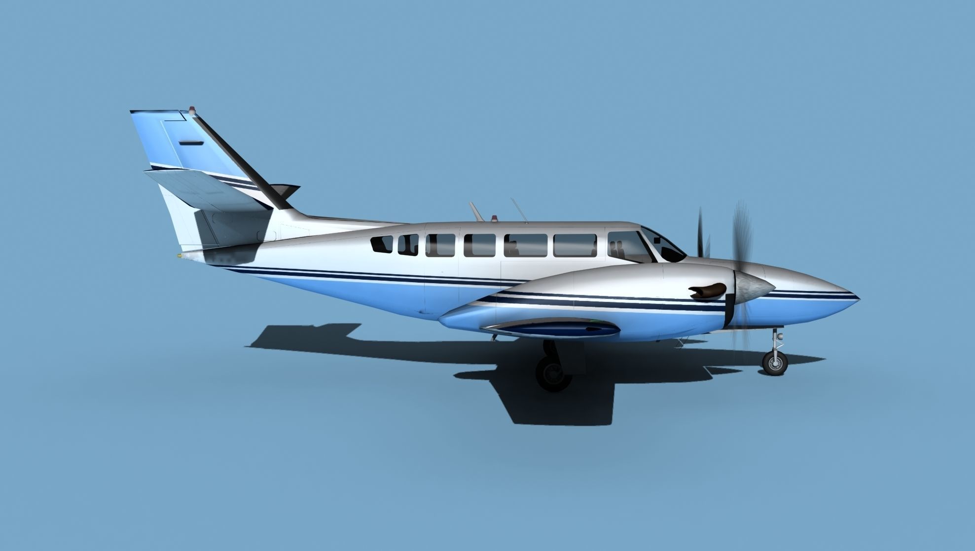 Cessna F406 Caravan II V12 3D model_3