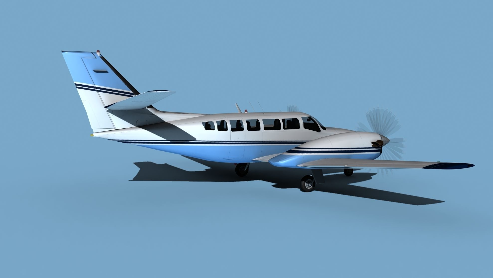 Cessna F406 Caravan II V12 3D model_4