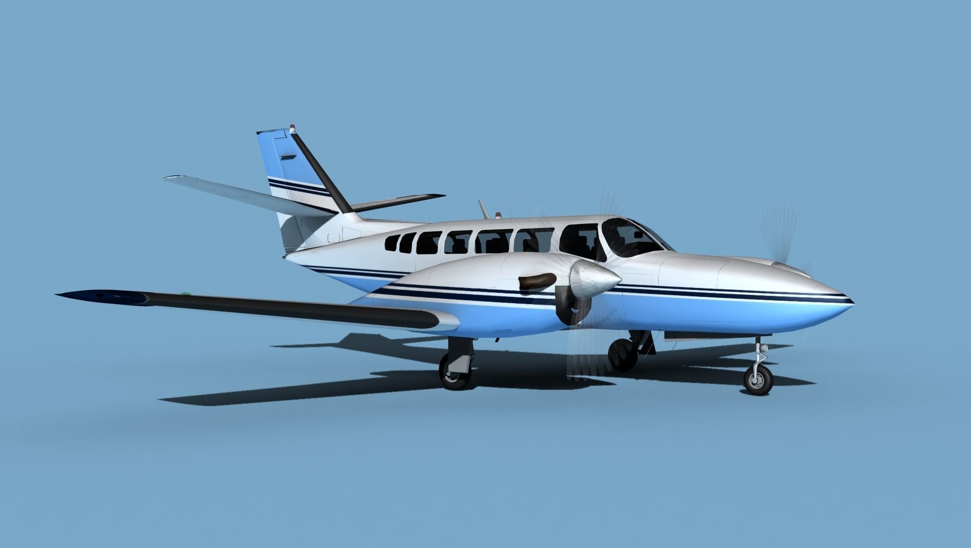 Cessna F406 Caravan II V12 3D model_2