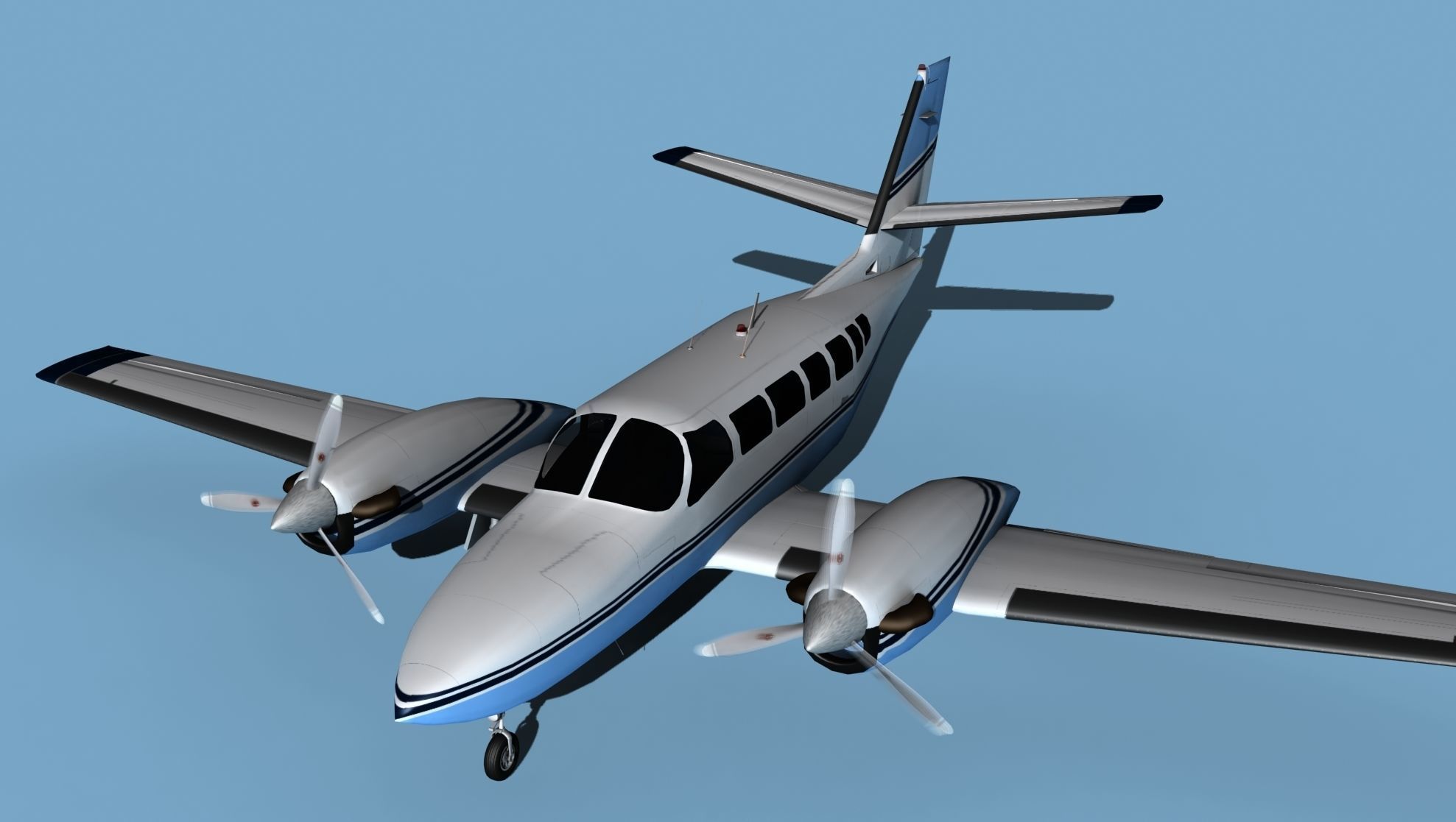 Cessna F406 Caravan II V12 3D model_10